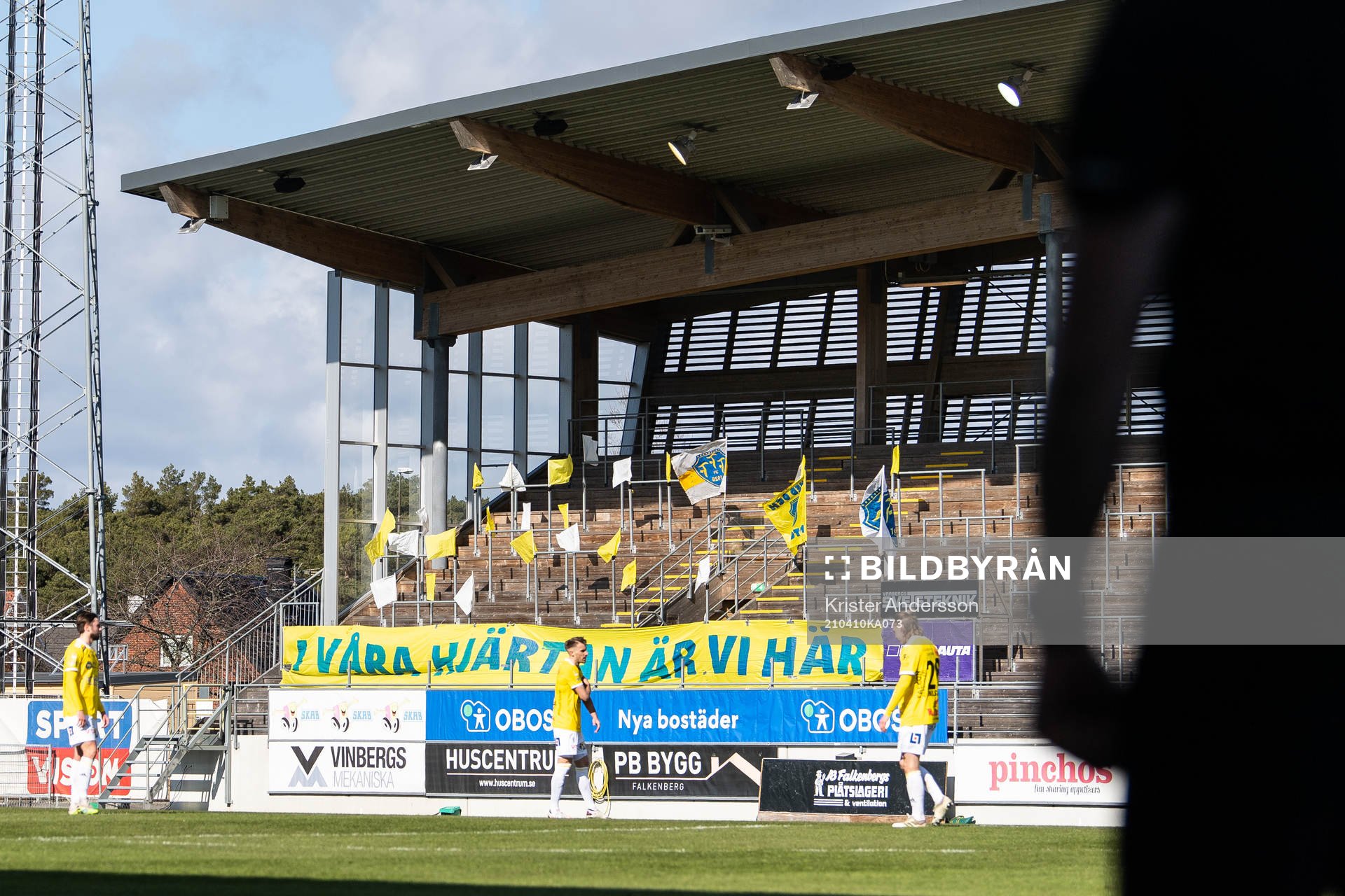 Falkenbergs supporters tomma läktare