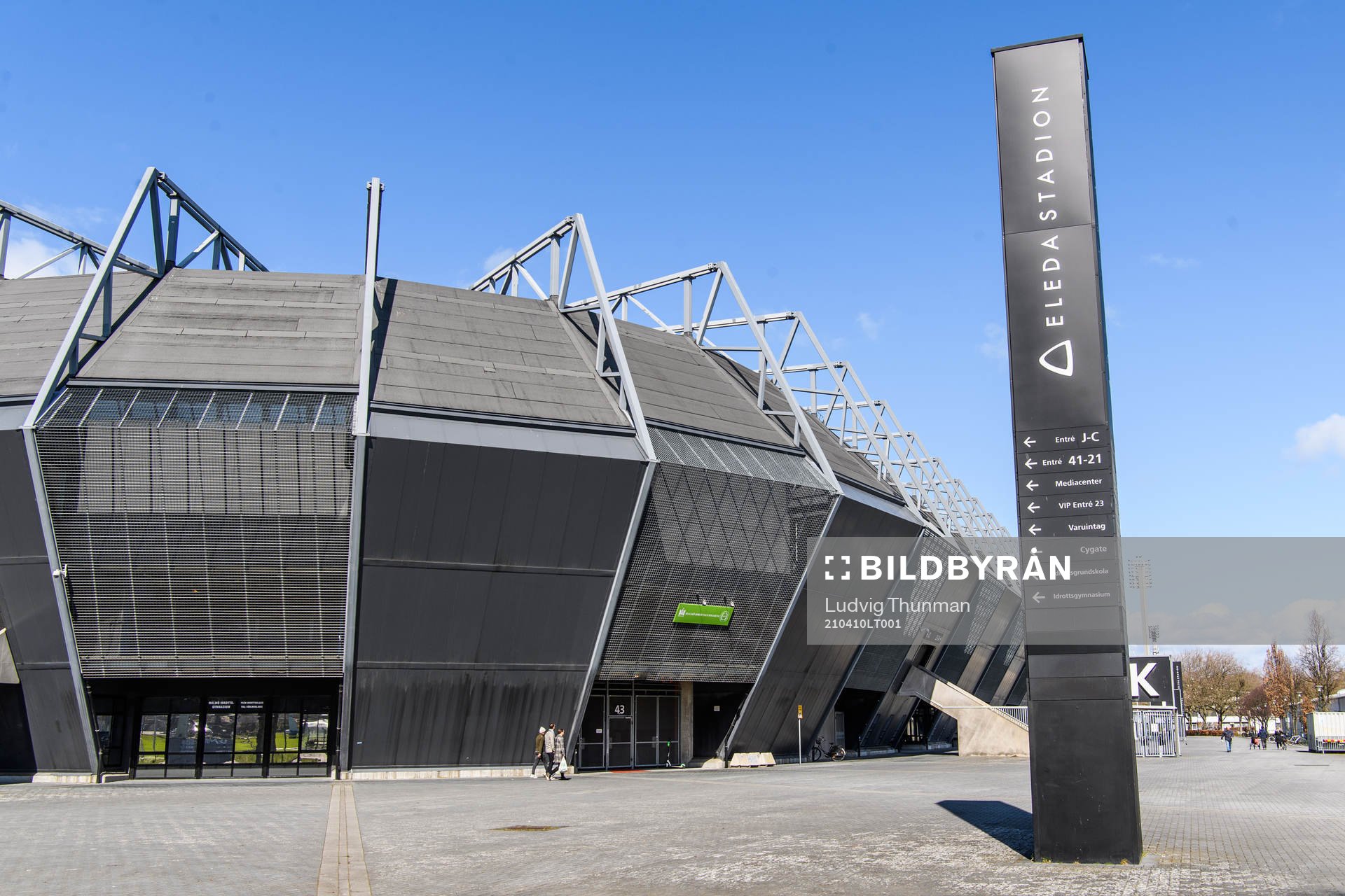 Exteriör över Eleda Stadion