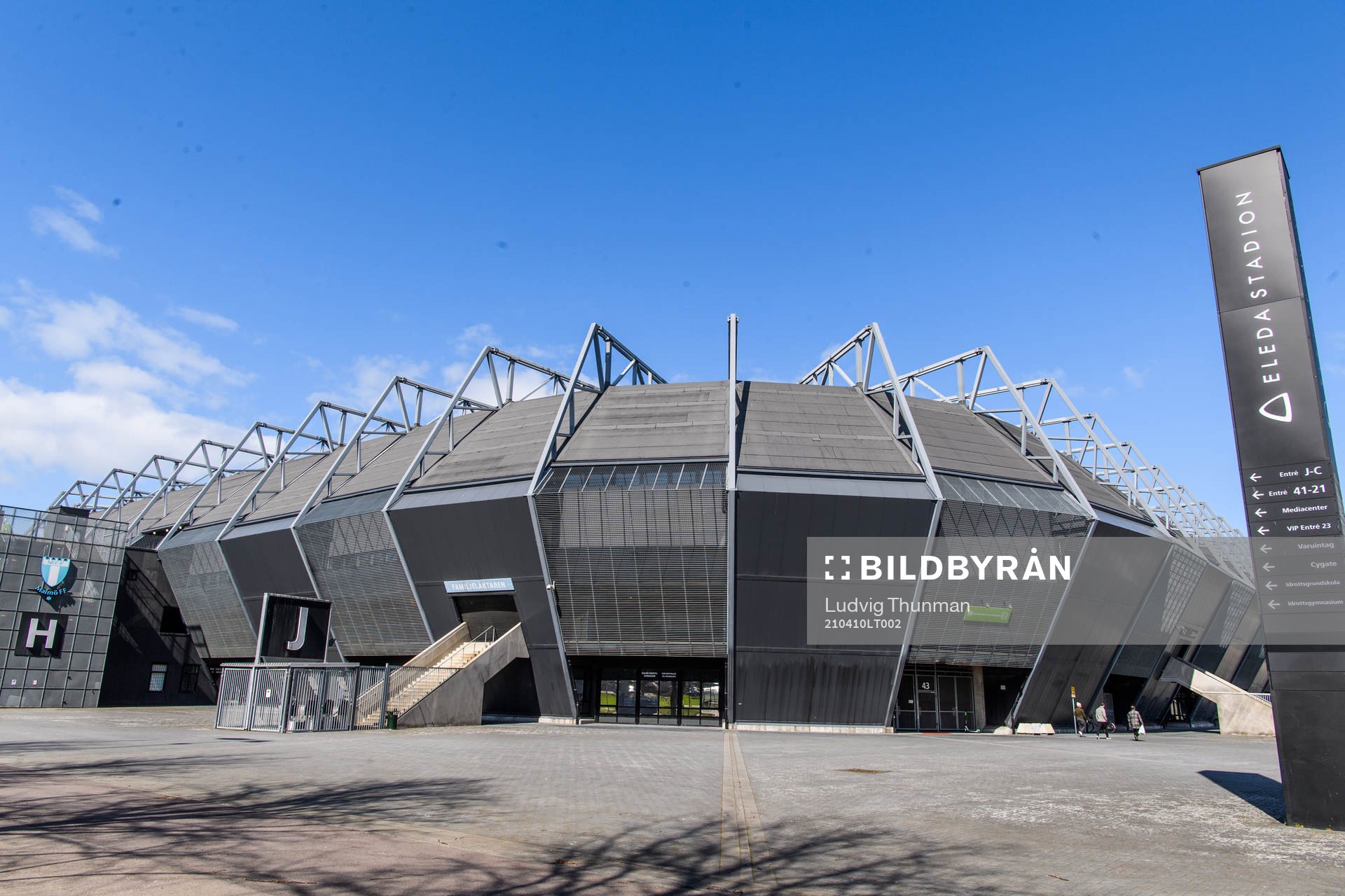 Exteriör över Eleda Stadion