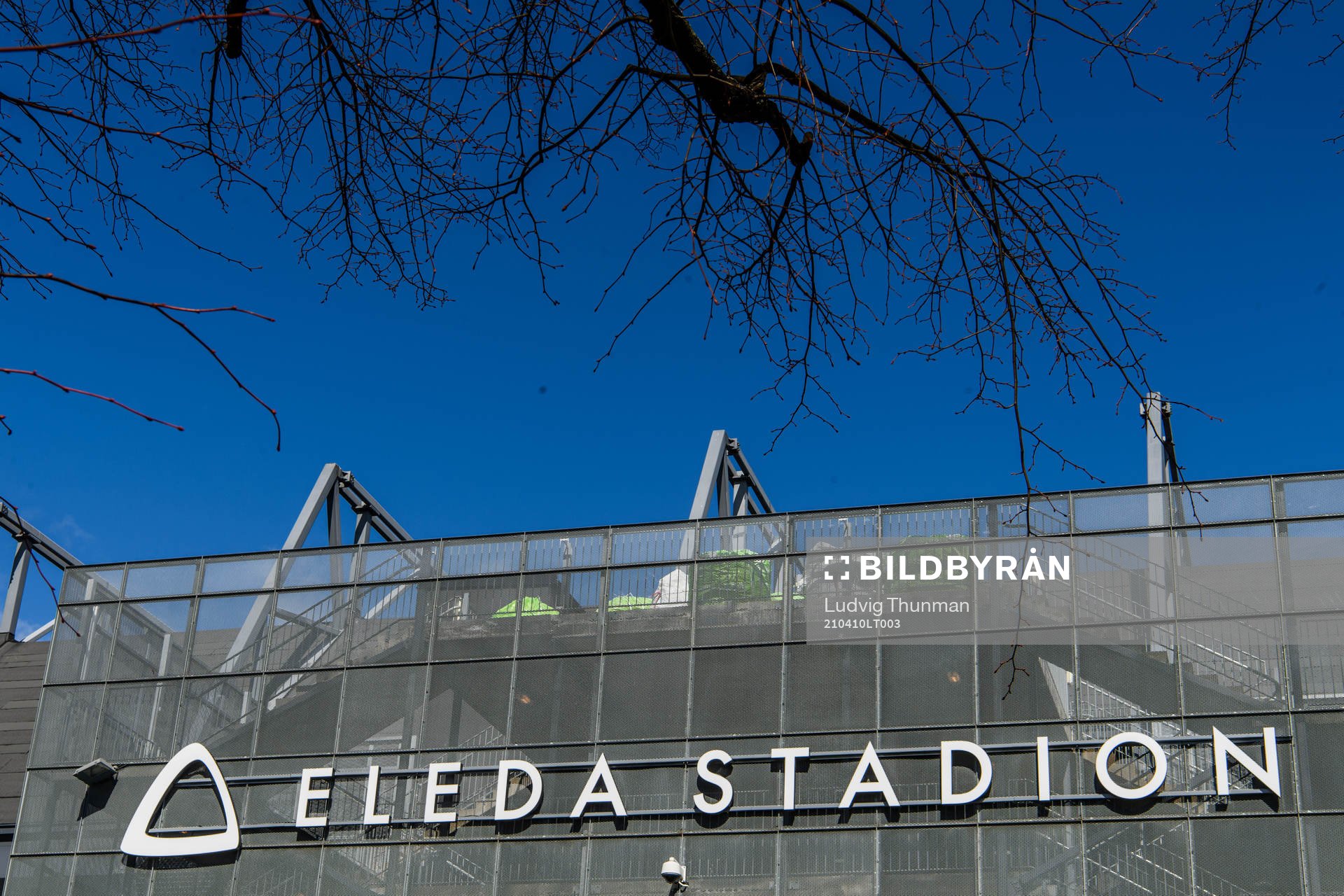 Exteriör över Eleda Stadion