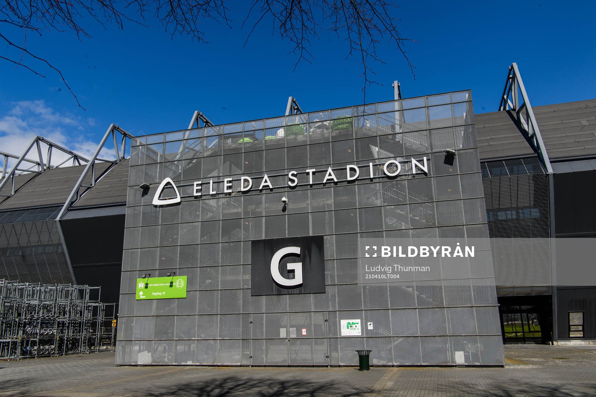 Exteriör över Eleda Stadion
