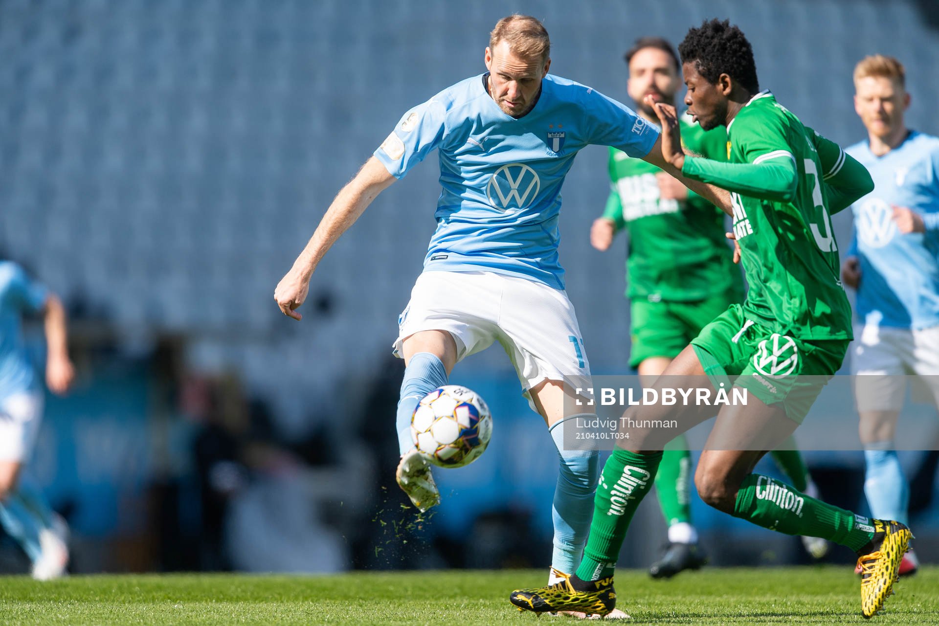 Malmö FFs Ola Toivonen och Hammarbys Aimar Sher