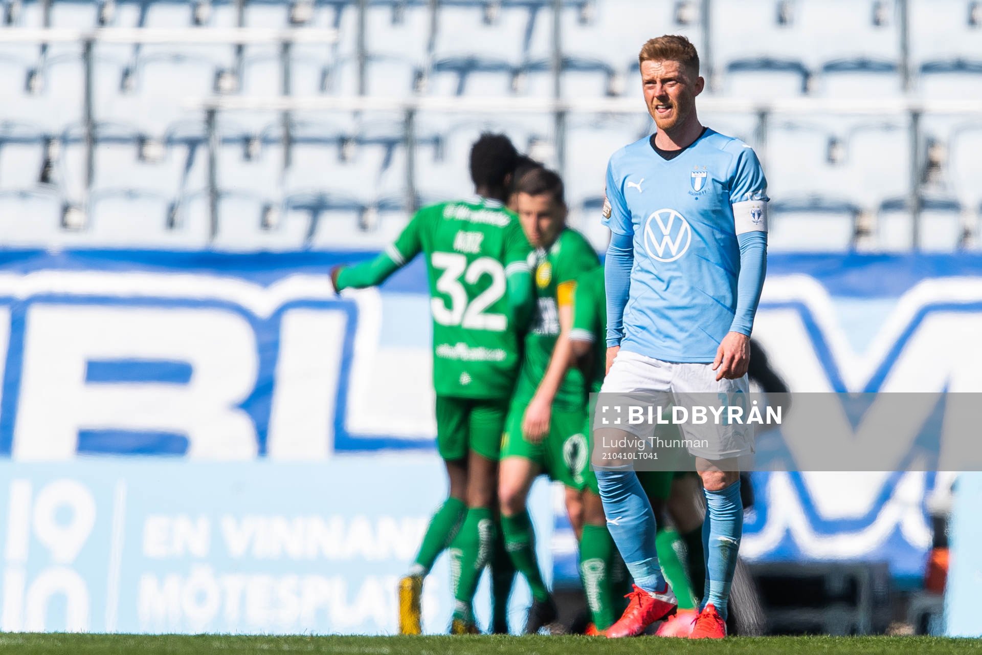 Malmö FFs Anders Christiansen deppar
