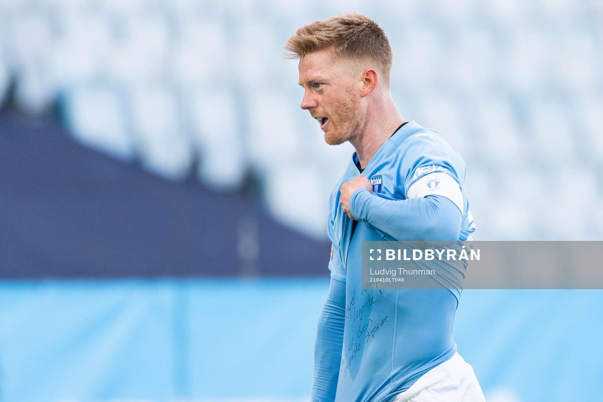 Malmö FFs Anders Christiansen jublar
