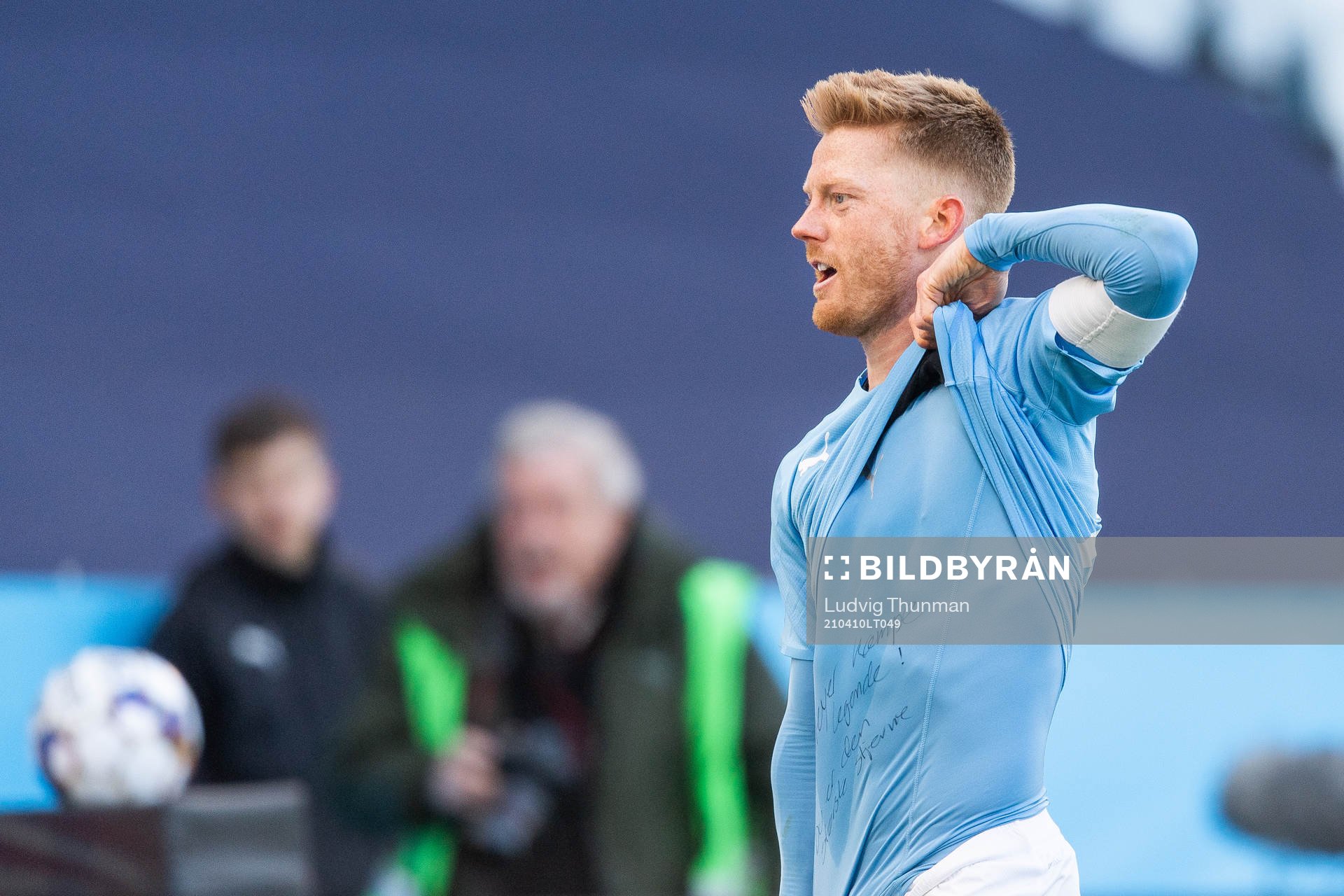 Malmö FFs Anders Christiansen jublar