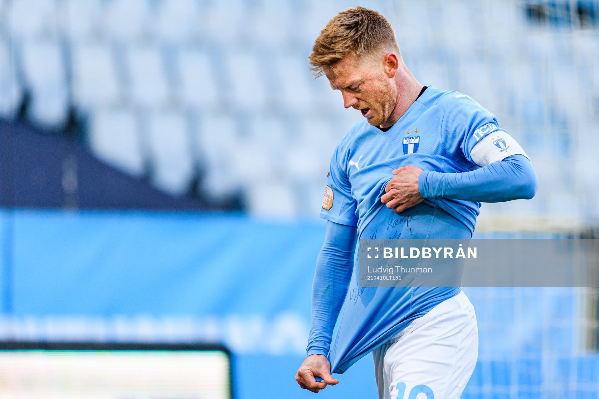 Malmö FFs Anders Christiansen jublar