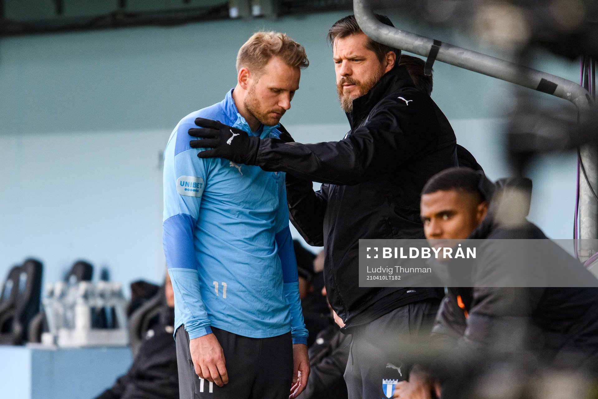Malmö FFs Ola Toivonen och läkare Ola Svejme