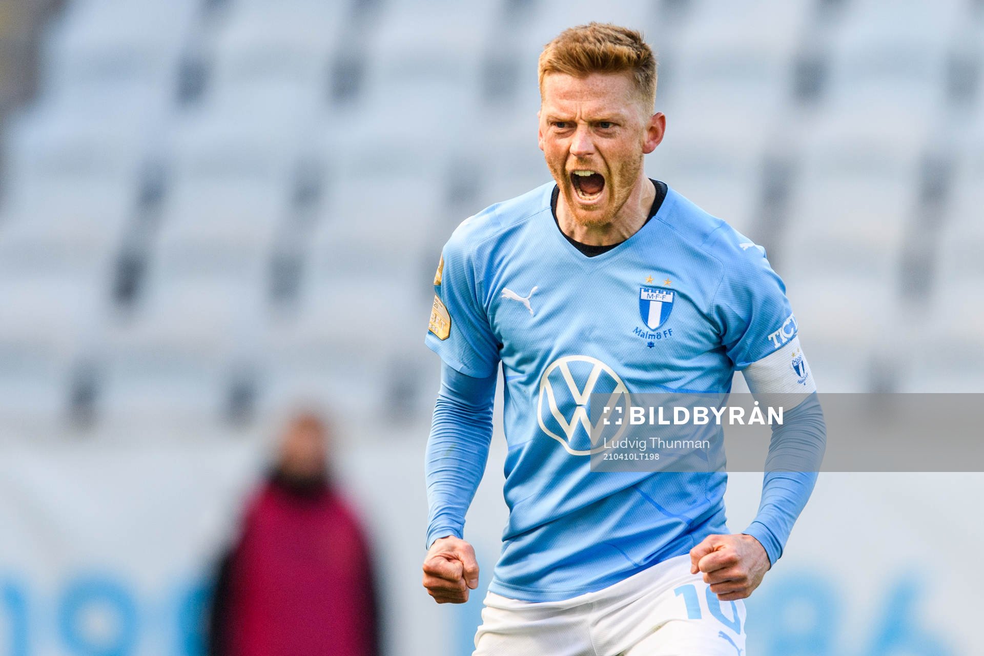 Malmö FFs Anders Christiansen jublar