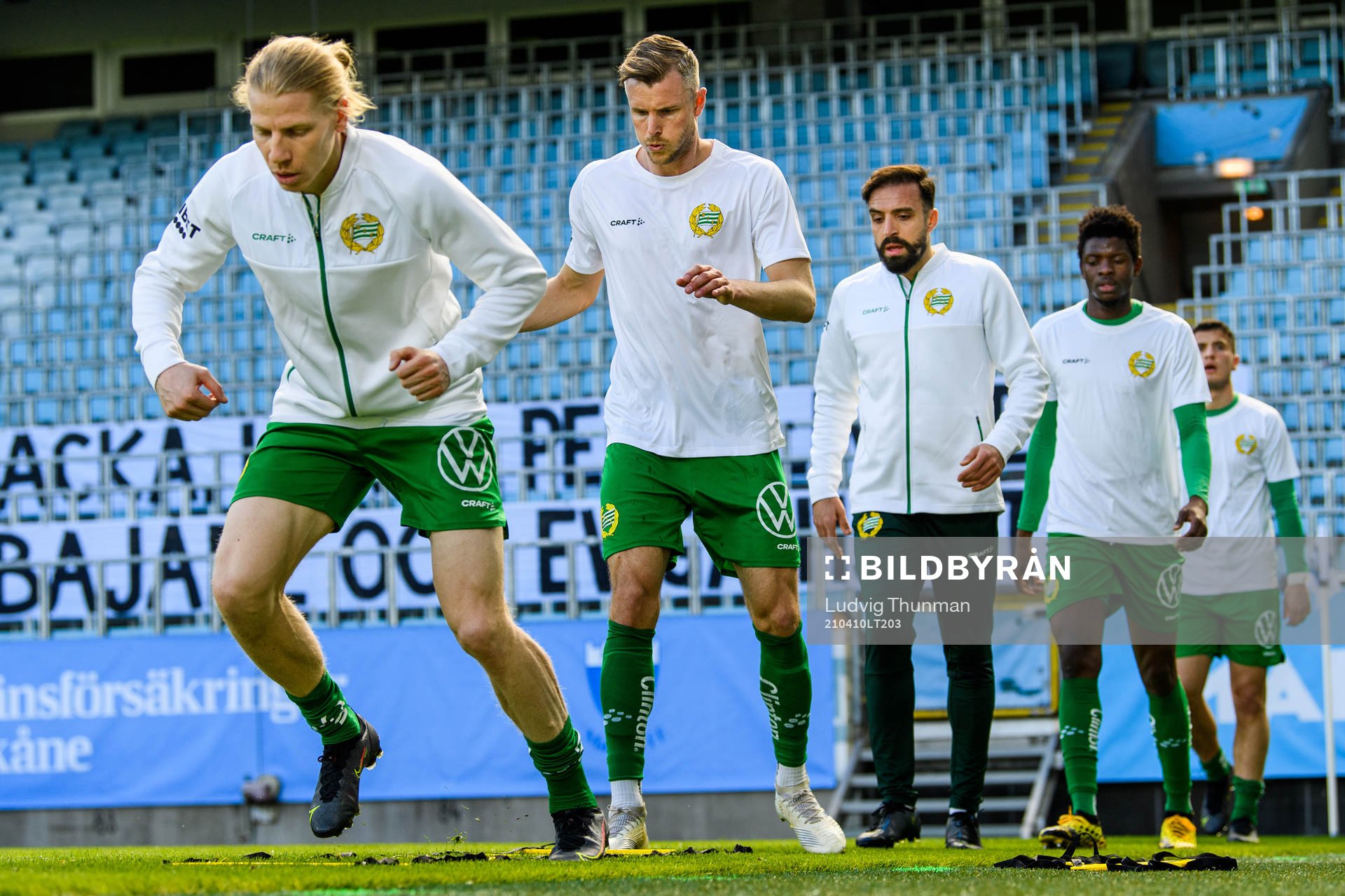 Hammarbys Gustav Ludwigsson, Richard Magyar och Rasmus