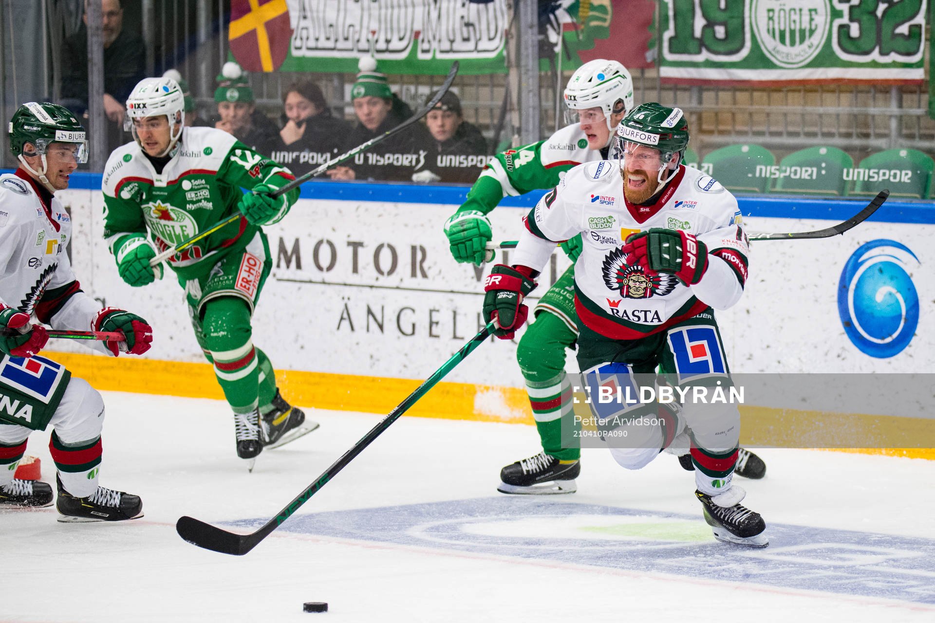 Frölundas Jens Olsson och Rögles Adam Edström