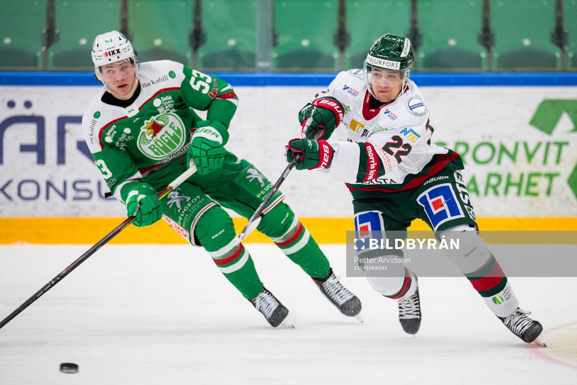 Rögles Moritz Seider och Frölundas Linus Nässén