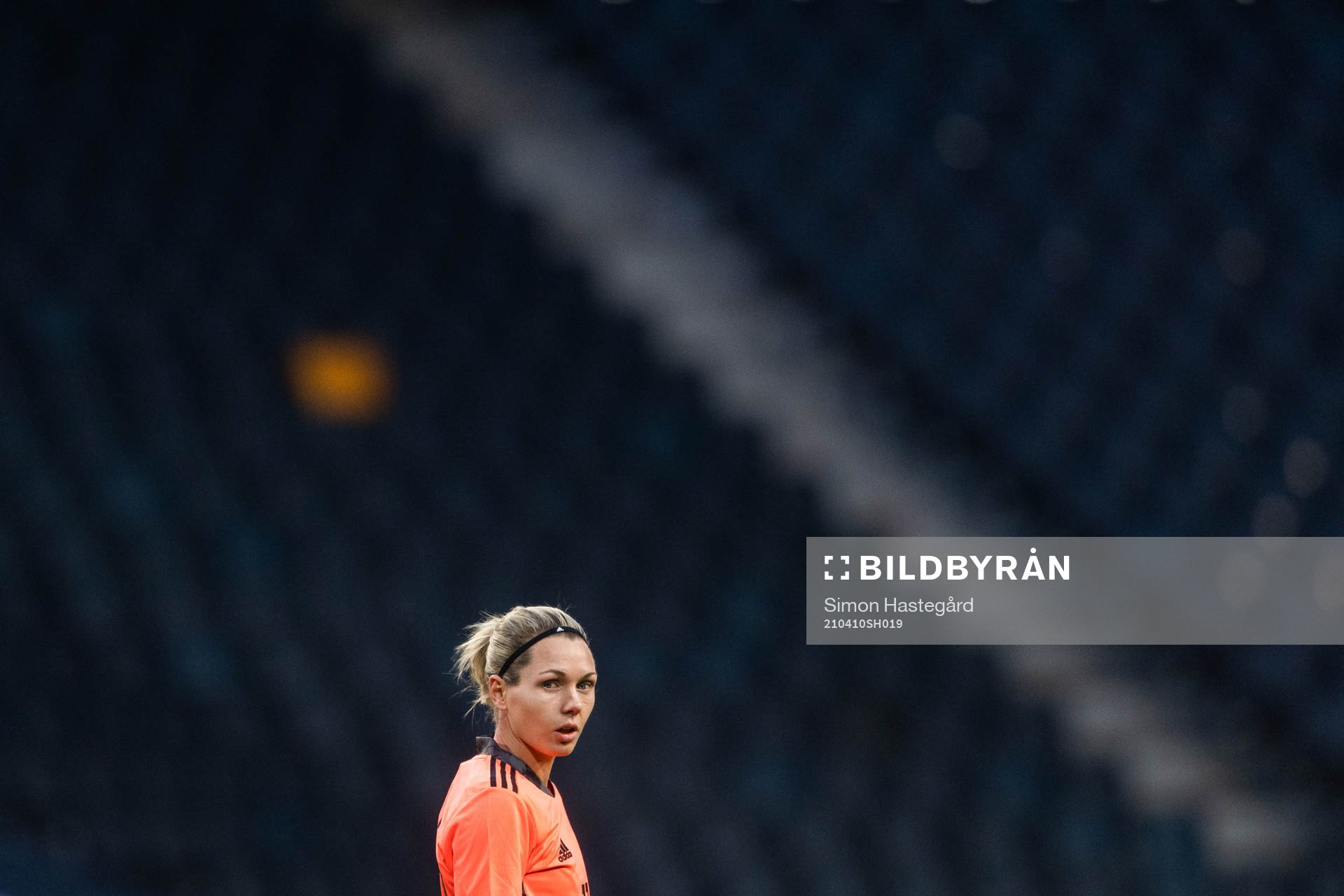 Goalkeeper Jennifer Falk of Sweden