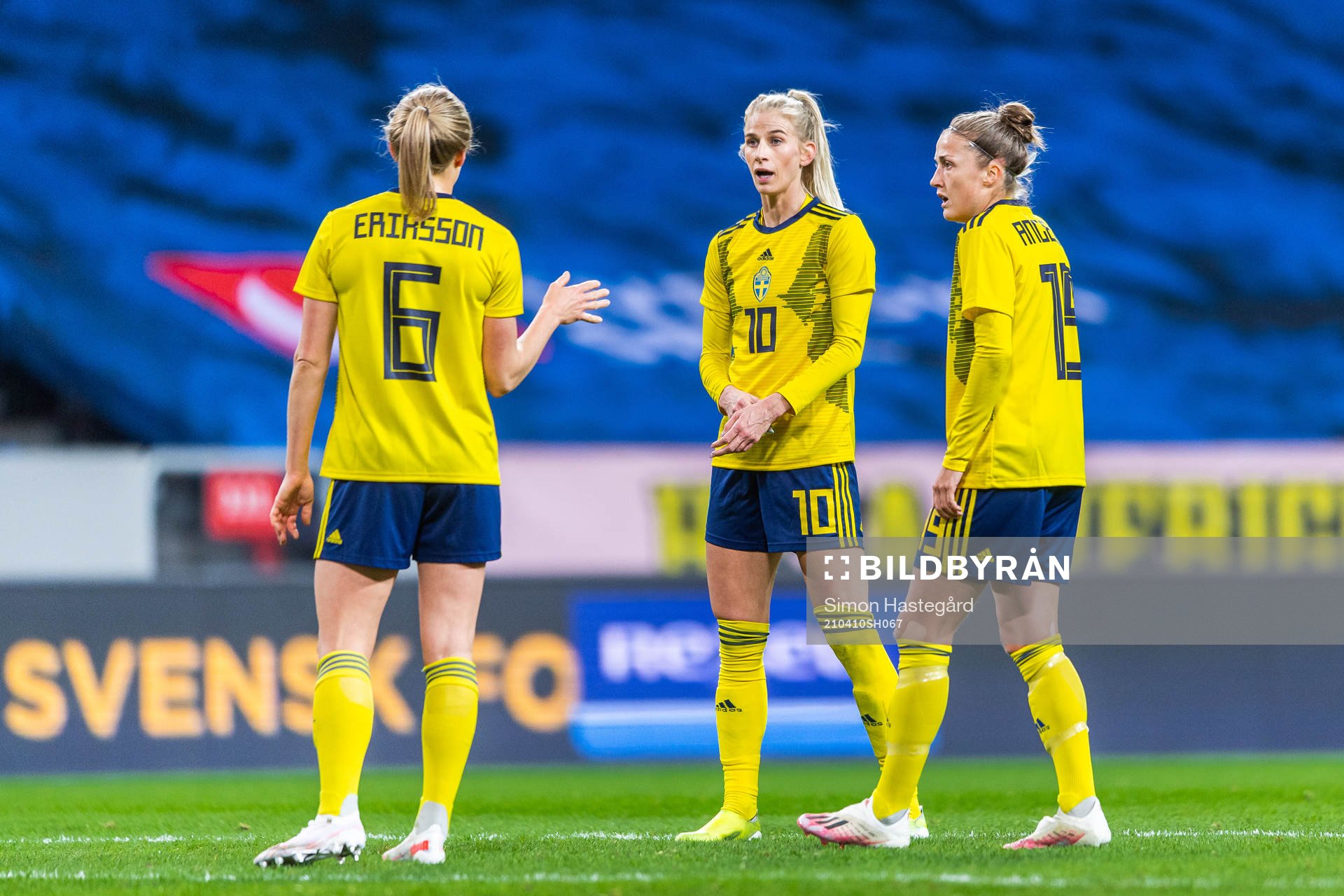 Magdalena Eriksson, Sofia Jakobsson and Filippa Angeldahl