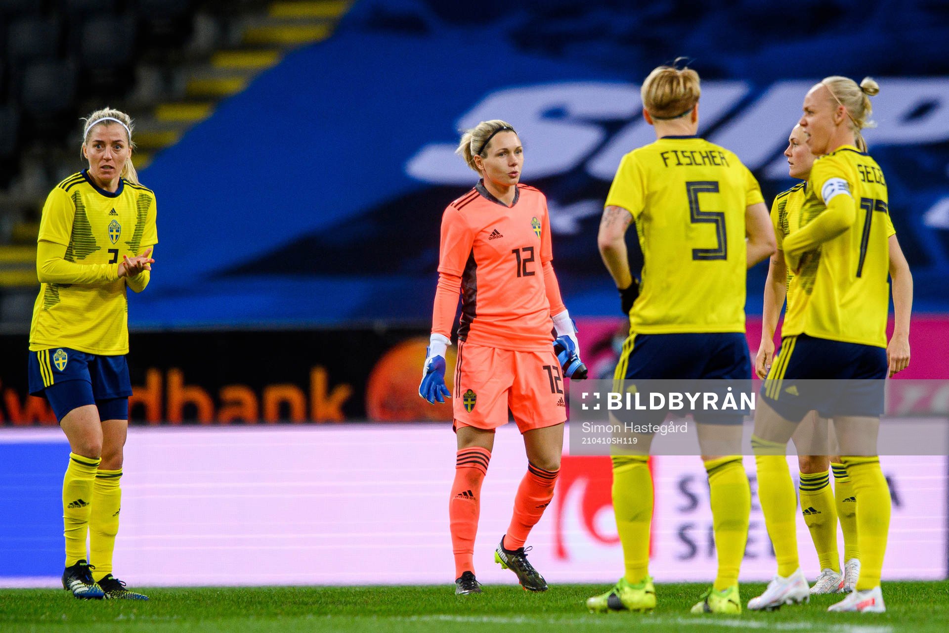 Linda Sembrant , goalkeeper Jennifer Falk , Nilla Fischer