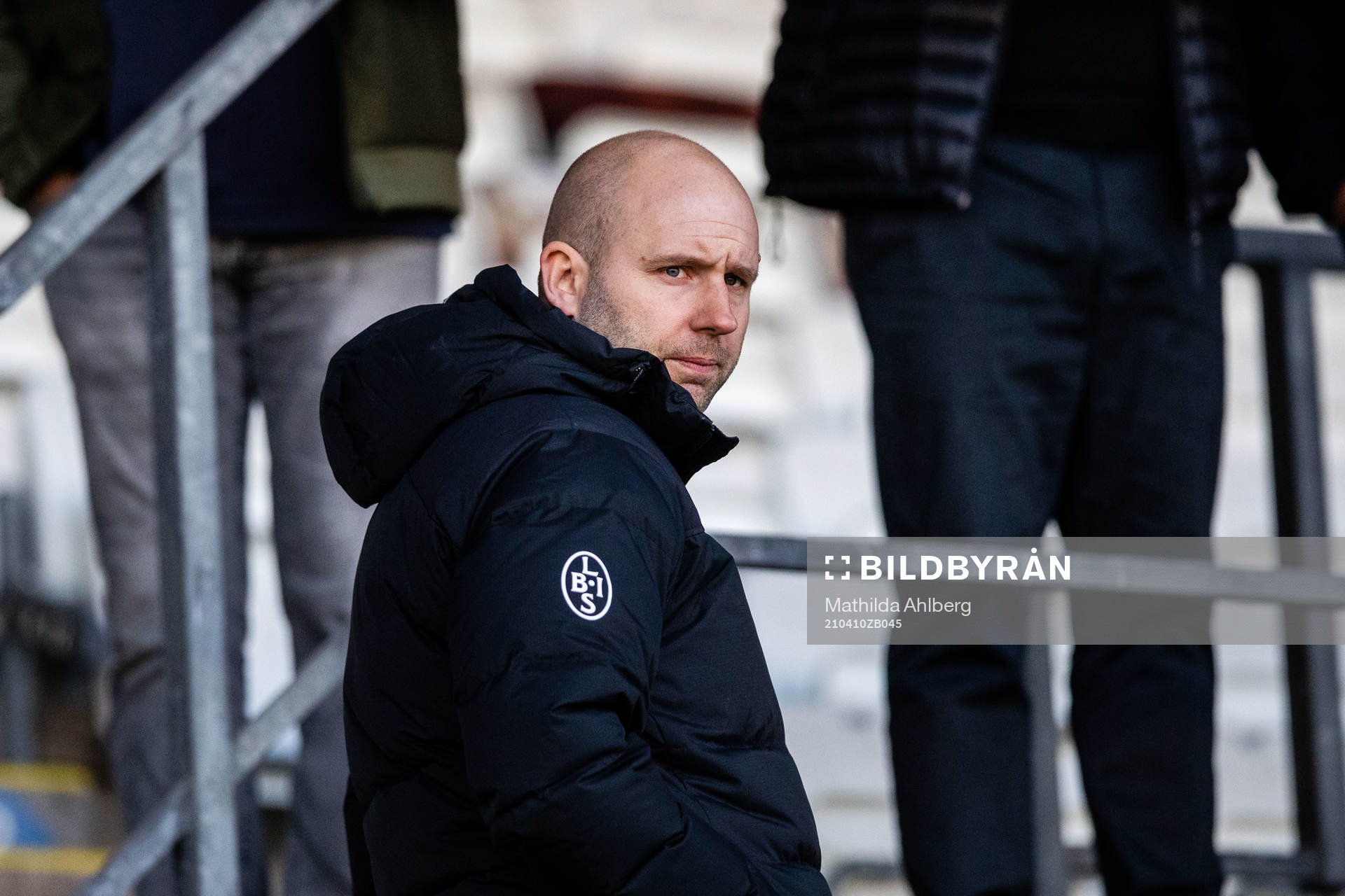 Landskronas klubbchef Michel Ekberg på läkaren