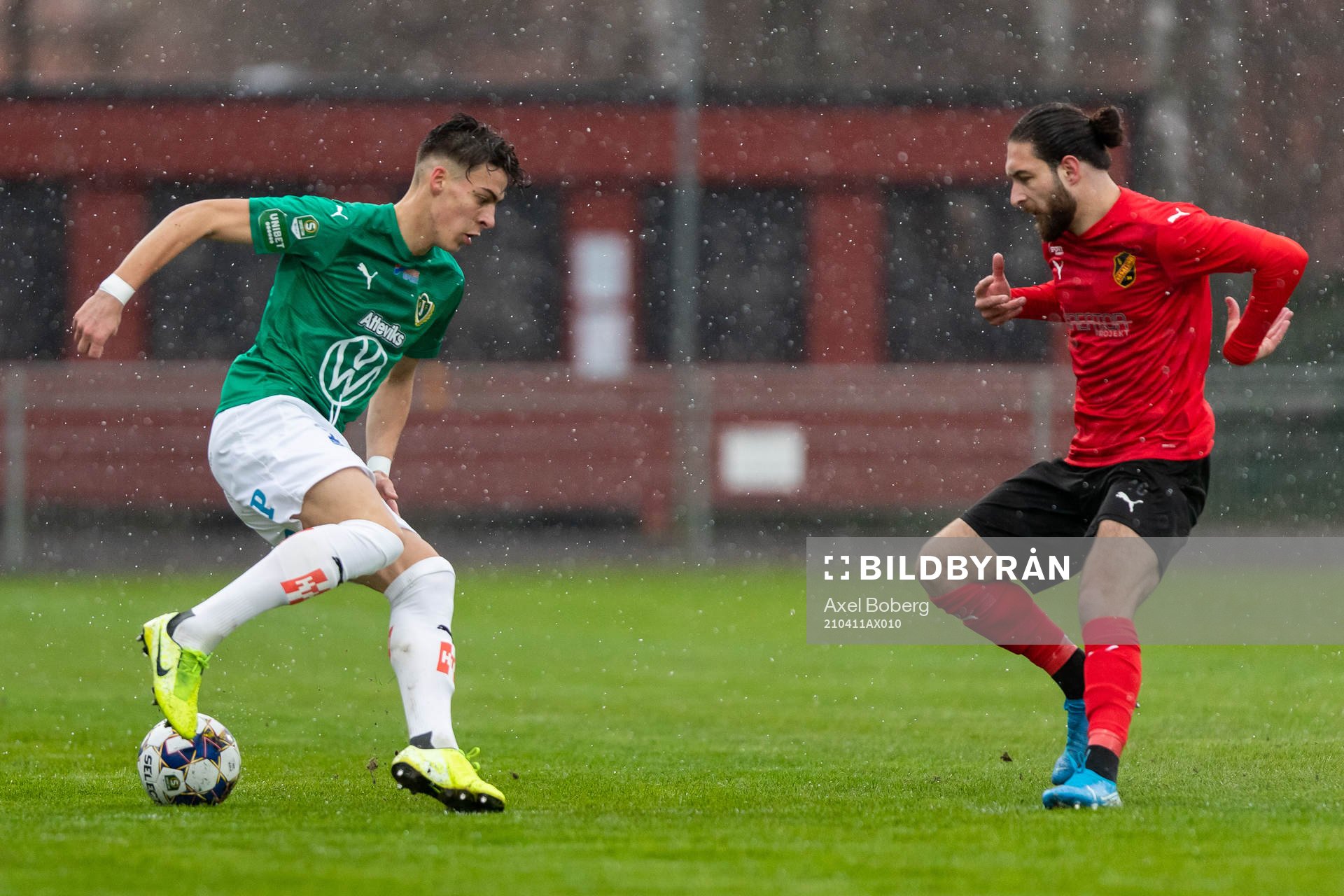 Jönköpings  Adam Ben Lamin och Vasalunds Elias Durmaz
