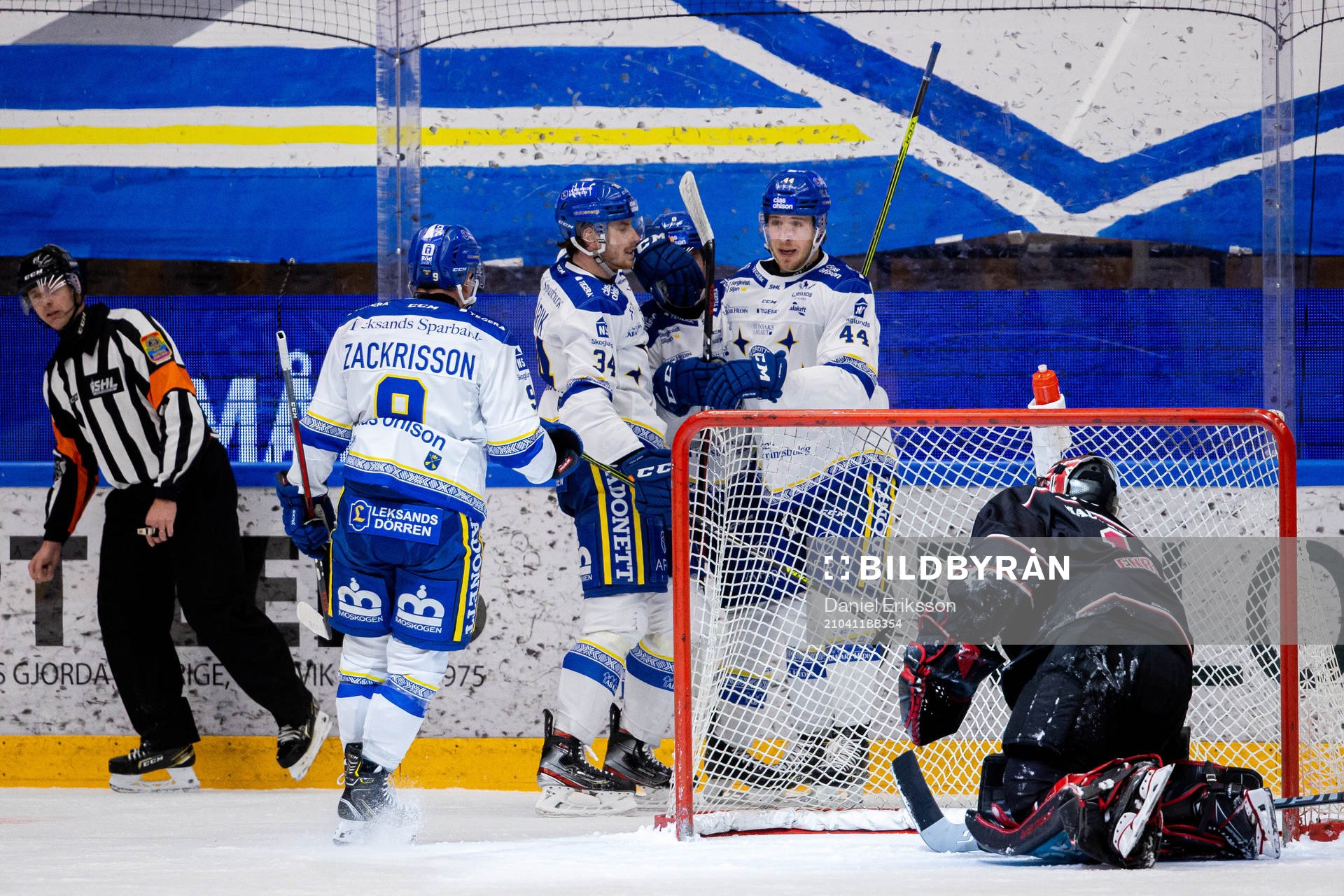 Leksands Patrik Zackrisson, Peter Cehlarik och Carter