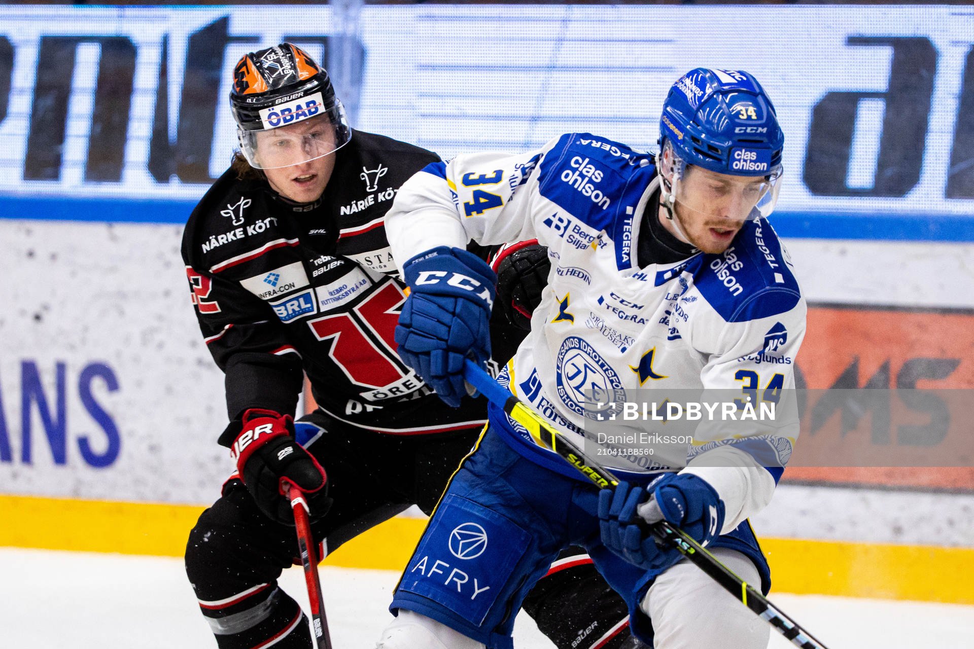 Örebros Robin Salo och Leksands Peter Cehlarik