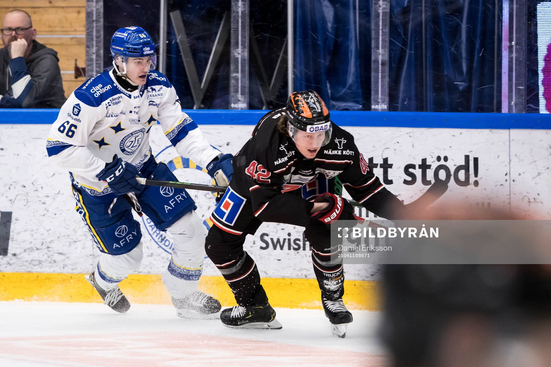 Leksands Nils Åman och Örebros Kalle Jellvert