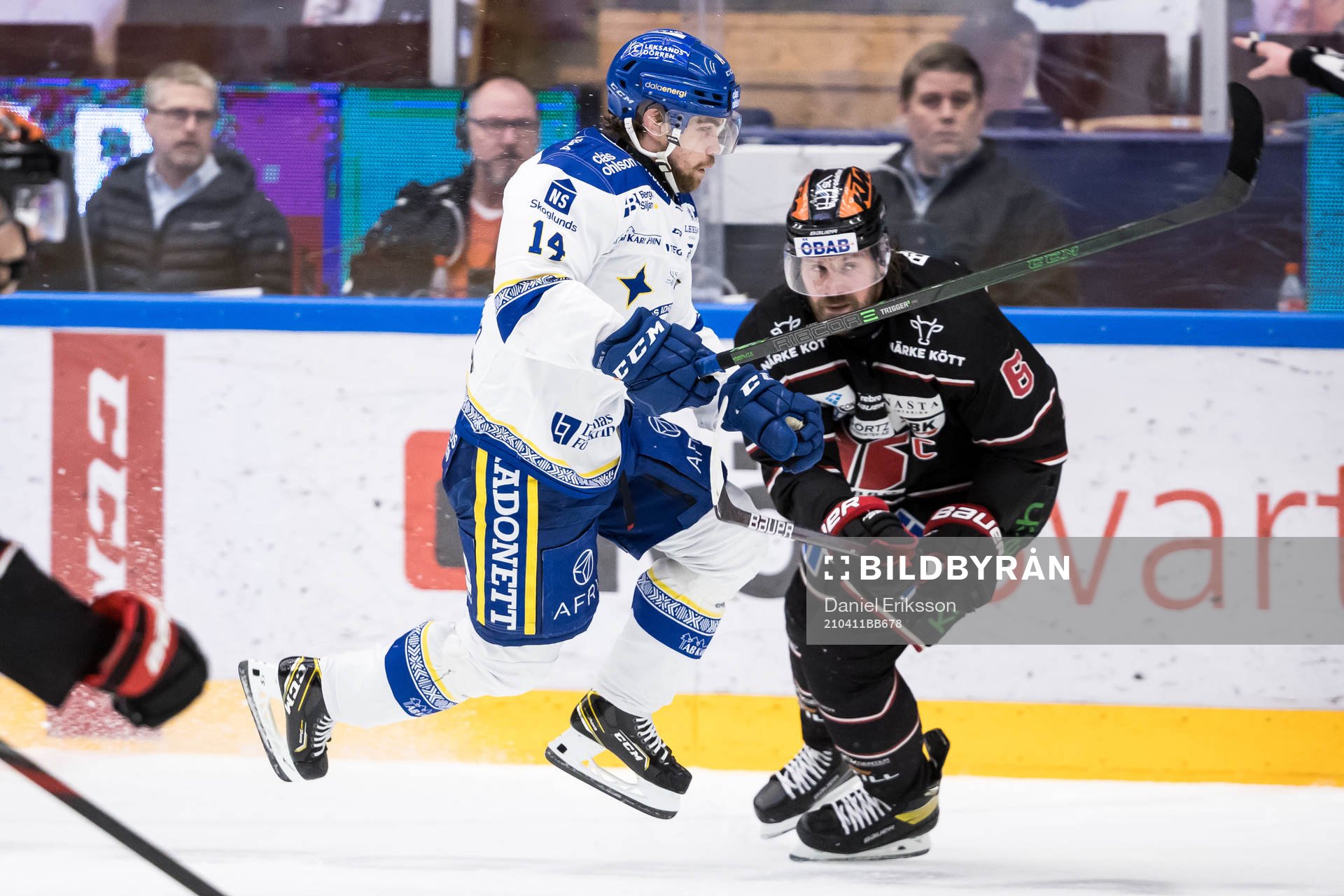 Leksands Oskar Lang och Örebros Stefan Warg