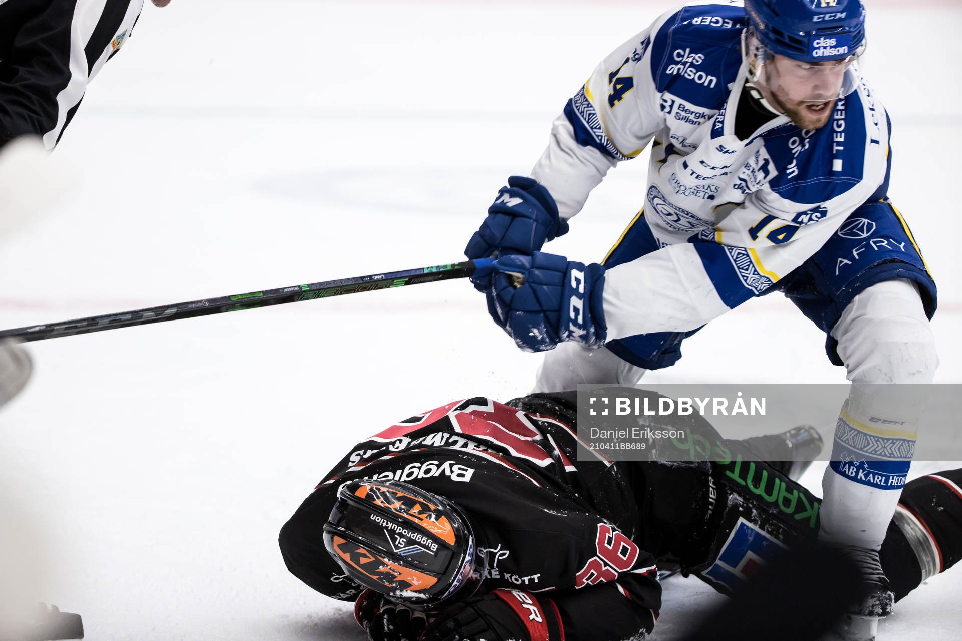 Leksands Oskar Lang och Örebros Emil Larsson