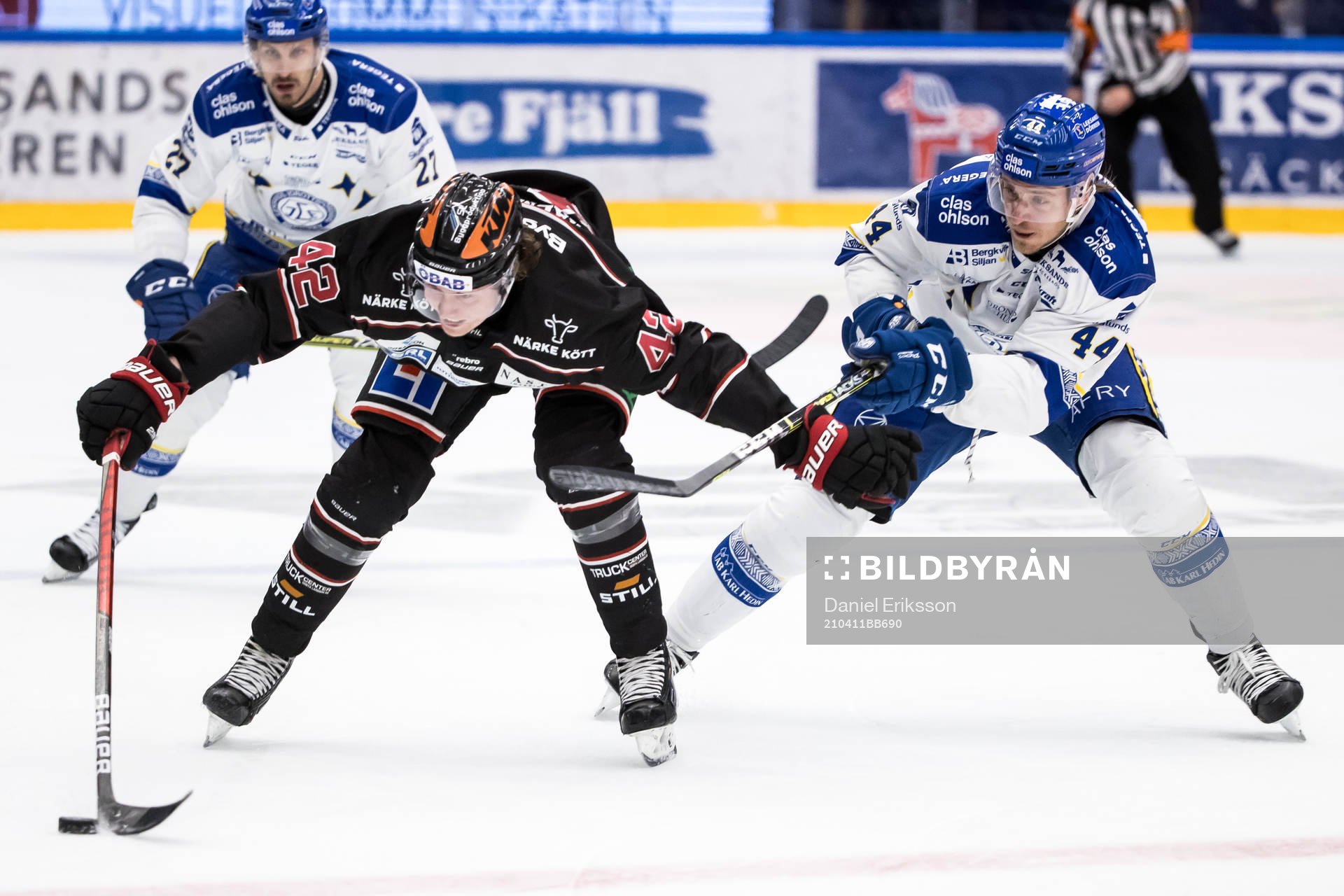 Örebros Kalle Jellvert och Leksands Carter Ashton