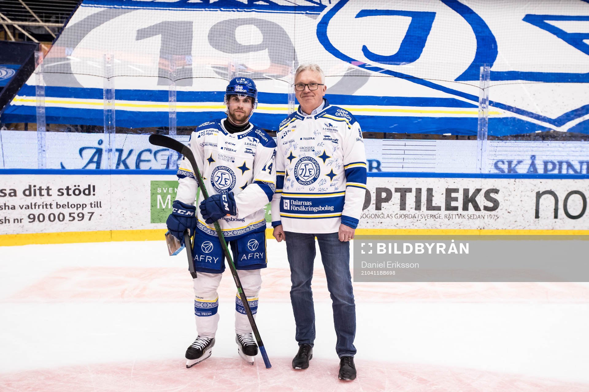 Leksands Oskar Lang utsedd till matchens lirare