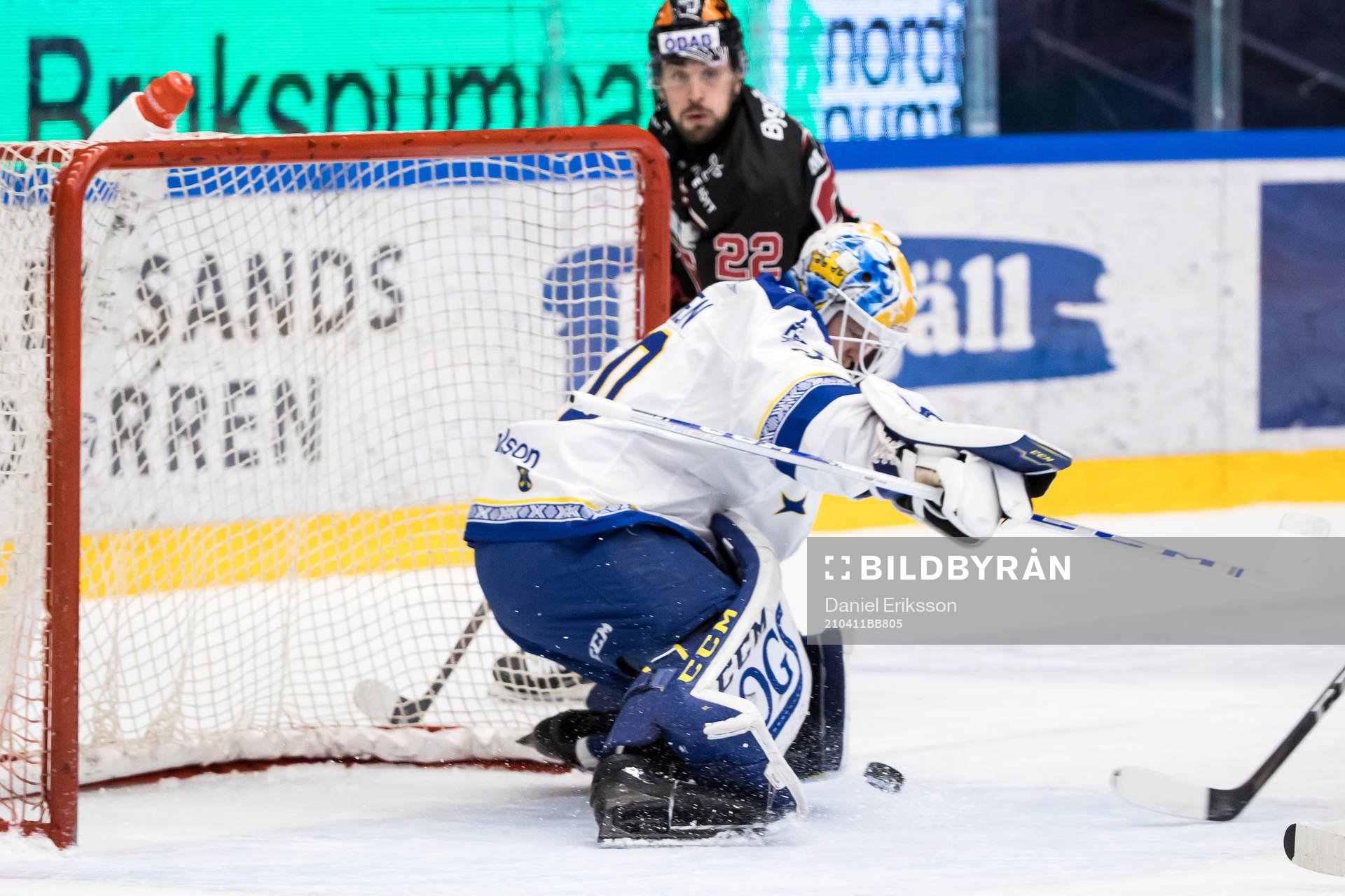 Leksands målvakt Janne Juvonen