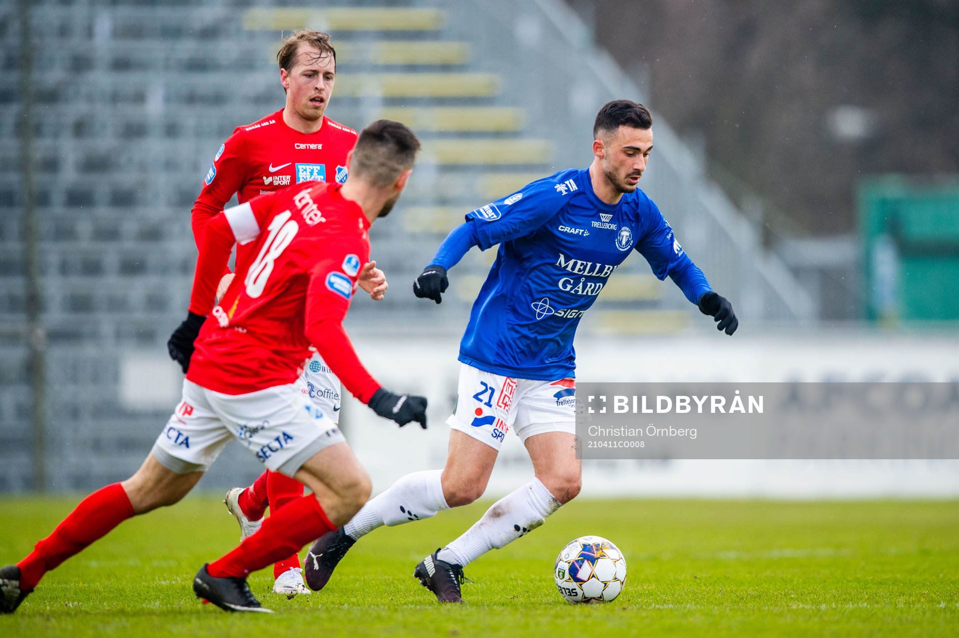 Norrbys Ivo Dominik Pekalski och Trelleborgs Simon Amin