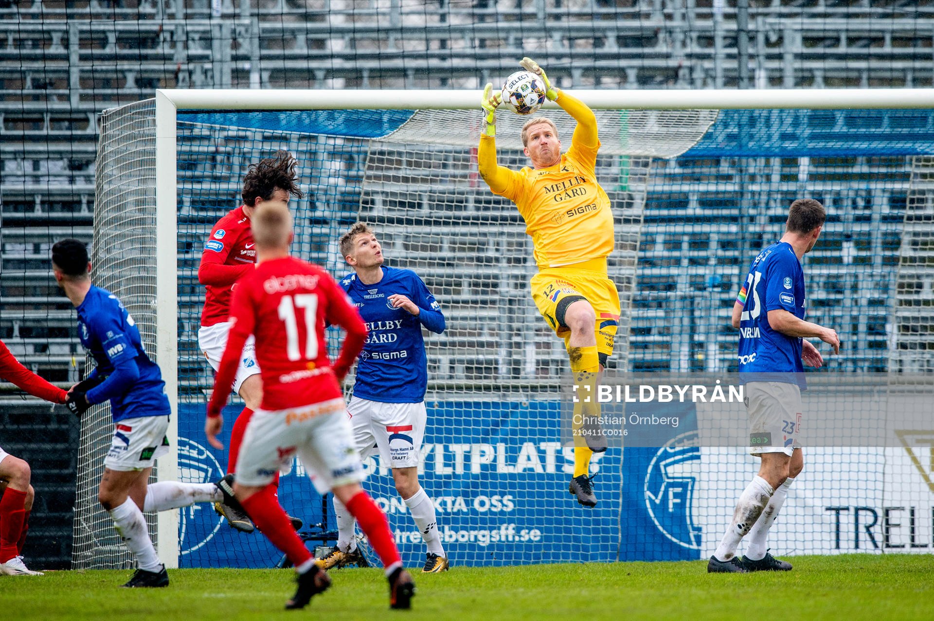 Trelleborgs målvakt Hampus Nilsson