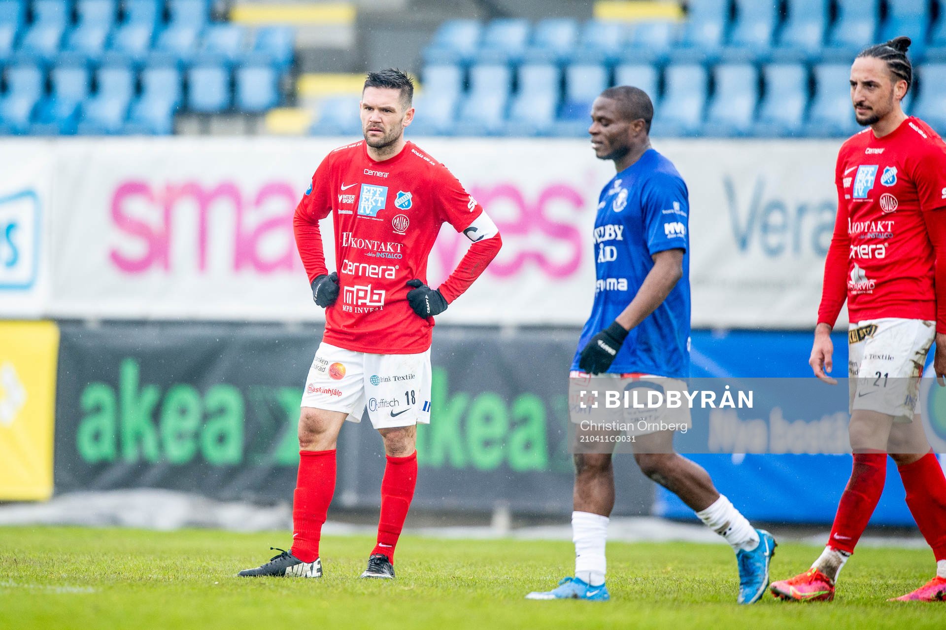 Norrbys Ivo Dominik Pekalski och Dijan Vukojevic deppar