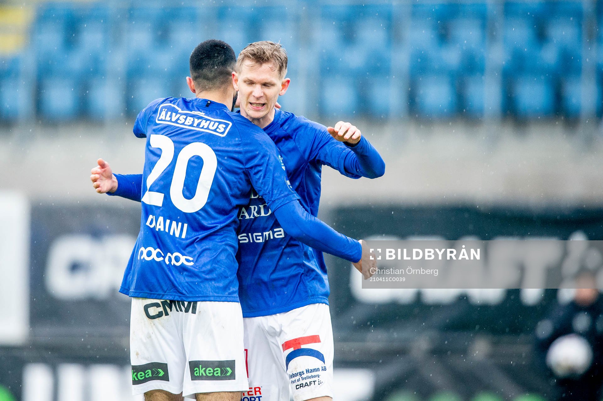 Trelleborgs Mouhammed Ali Dhaini och Fritiof Björkén