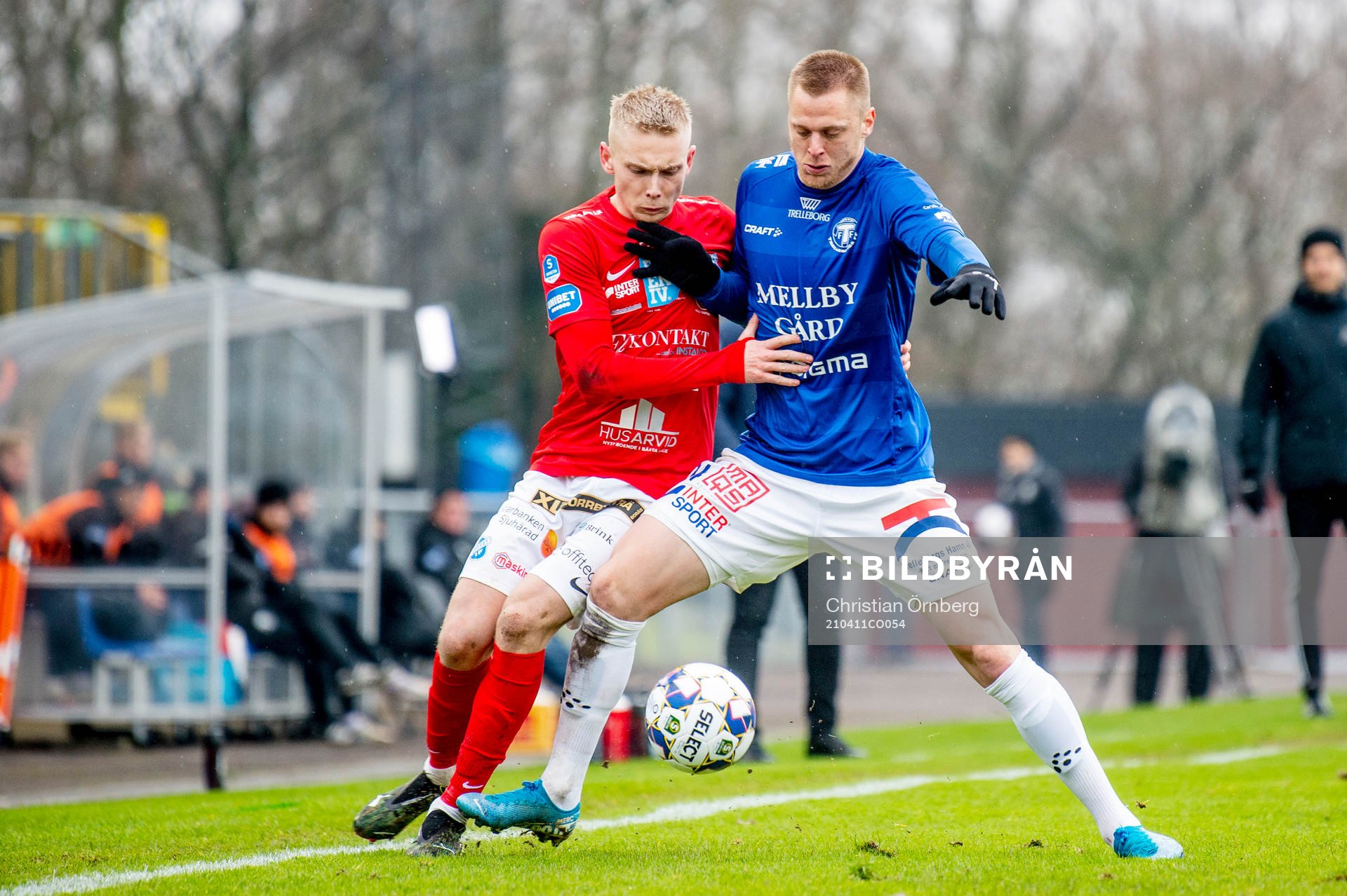 Norrbys Johan Brannefalk mot Trelleborgs Mattias Håkansson
