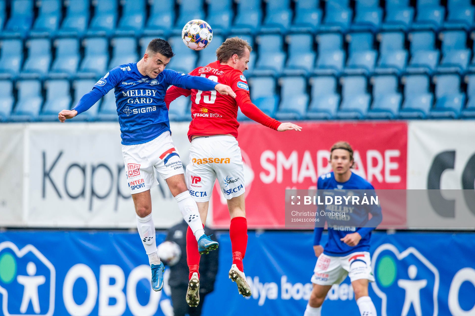 Trelleborgs Haris Brkic mot Norrbys Robin Strömberg