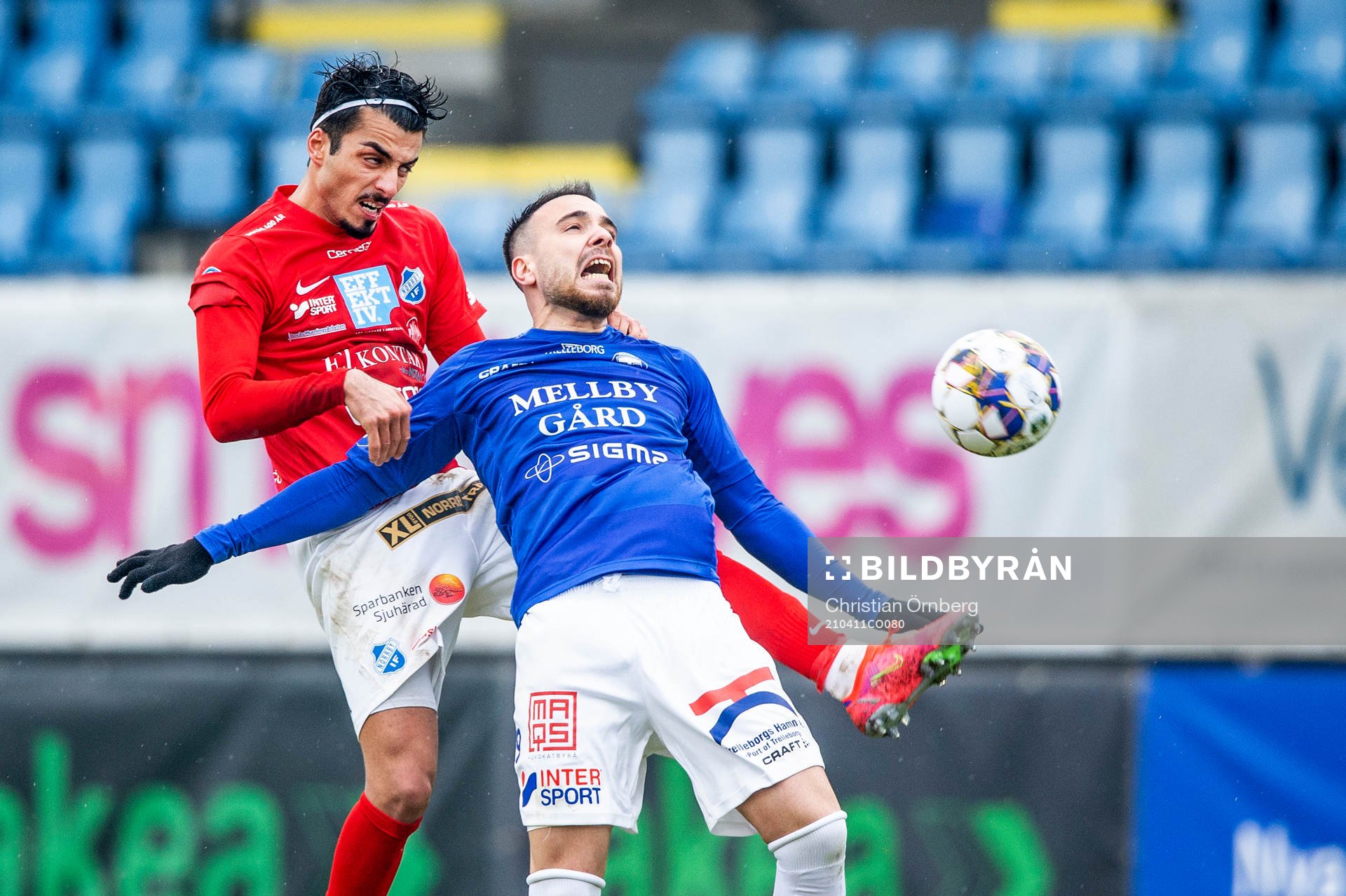 Norrbys Dijan Vukojevic mot Trelleborgs Dzenis Kozica