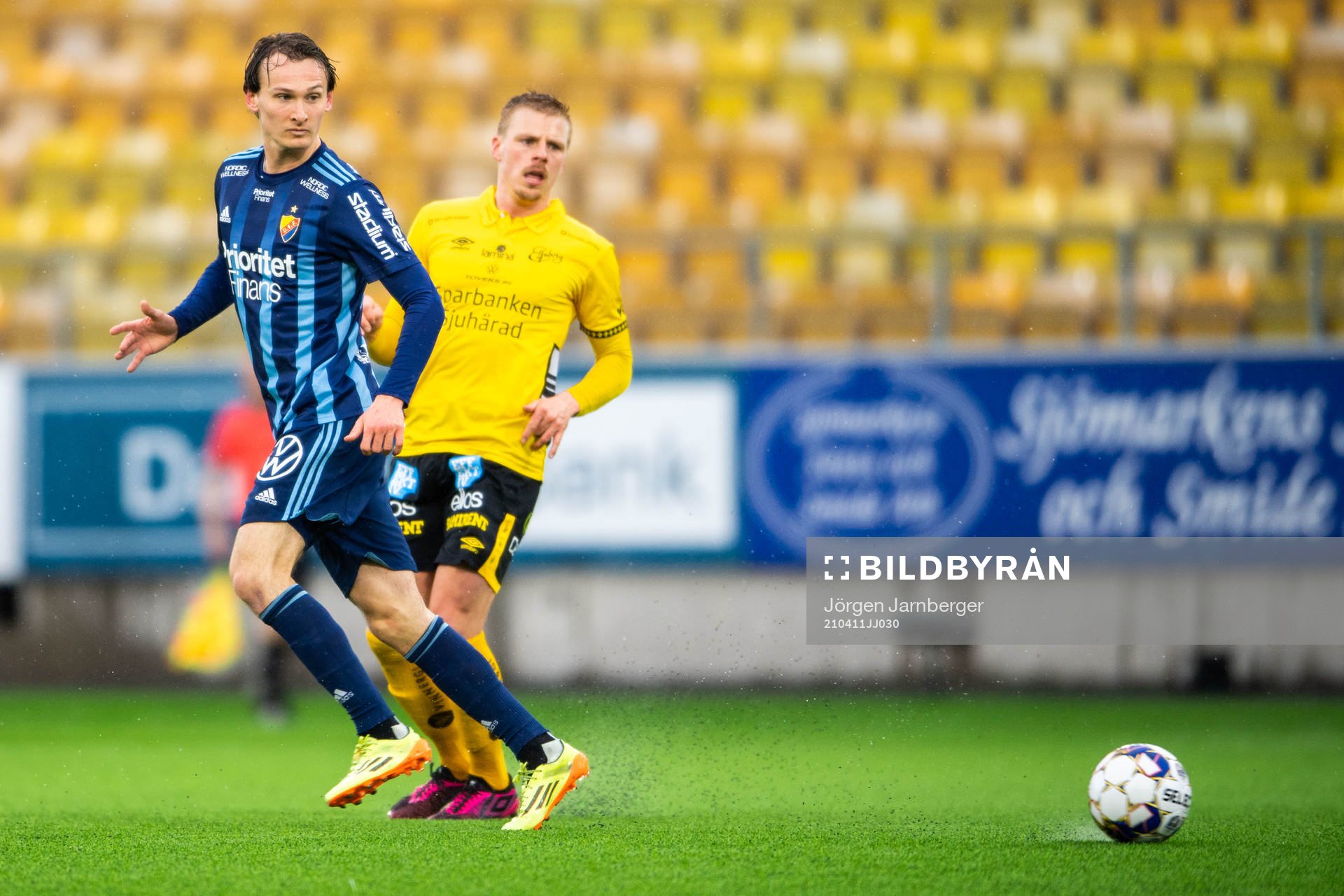Djurgårdens Hjalmar Ekdal och Elfsborgs Per Frick