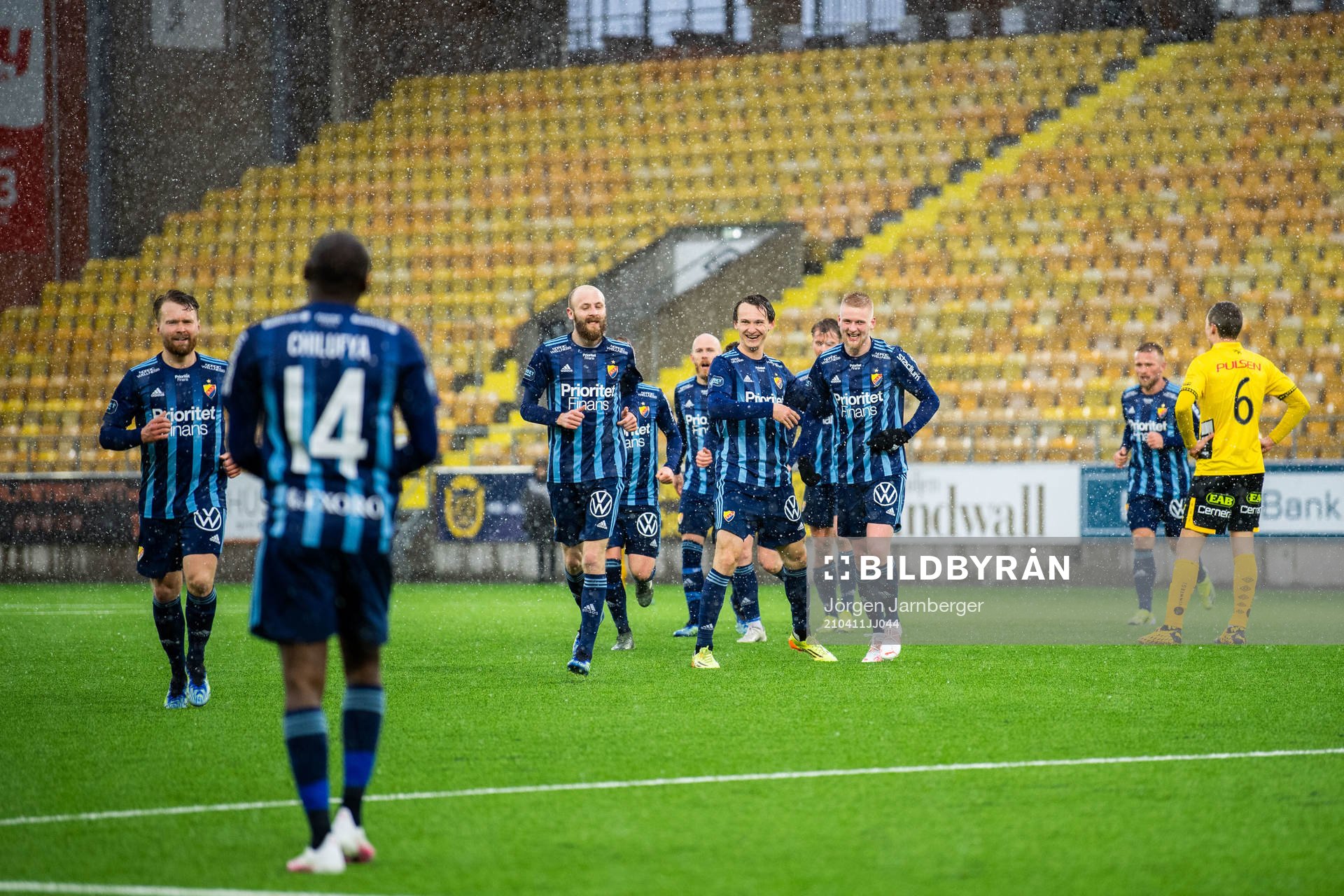 Djurgårdens spelare jublar