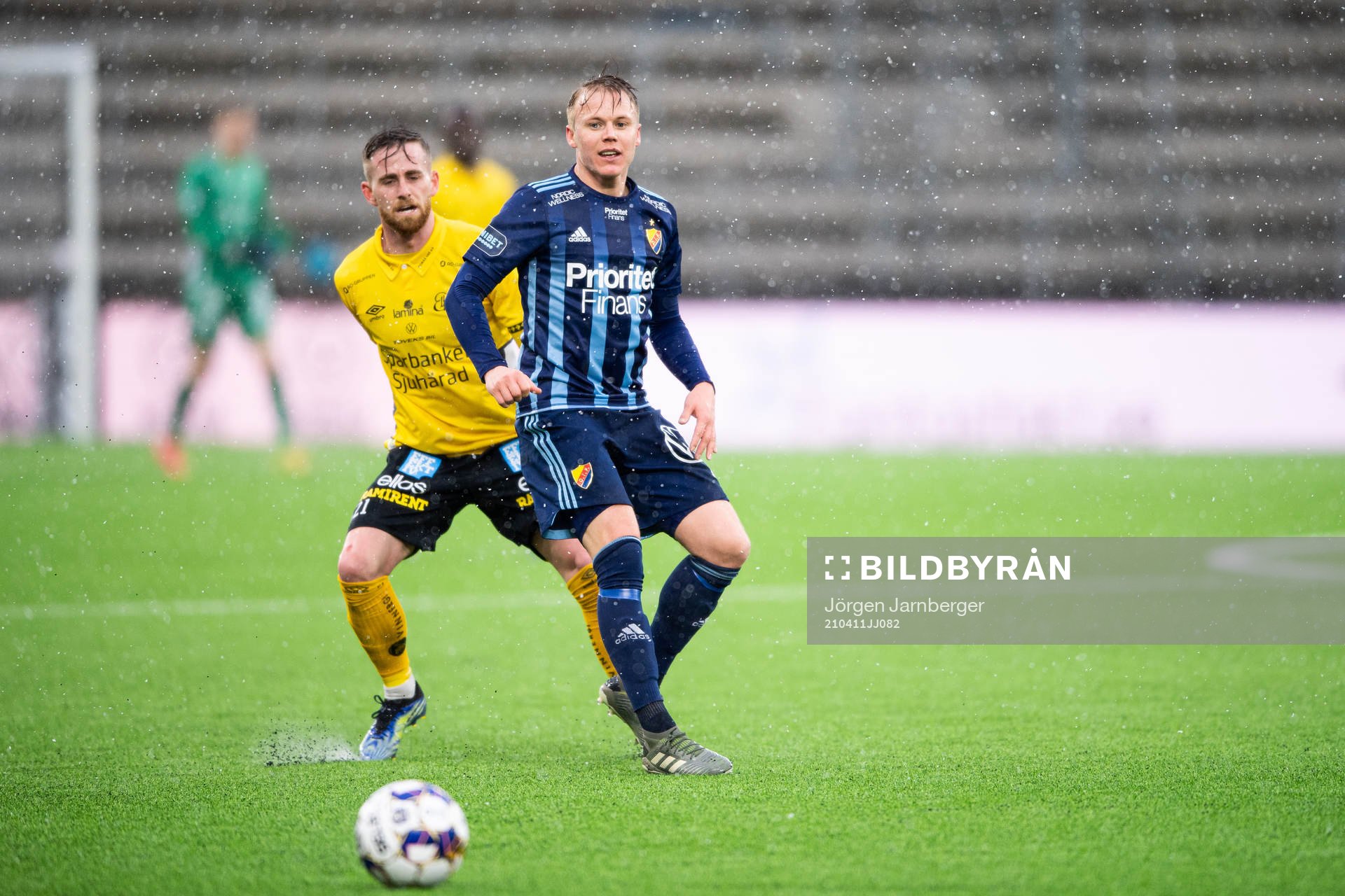 Djurgårdens Elliot Käck och Elfsborgs Rasmus Alm