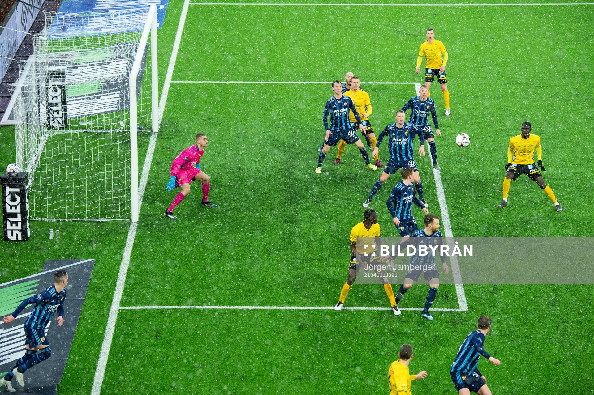 Djurgårdens målvakt Aleksandr Vasyutin