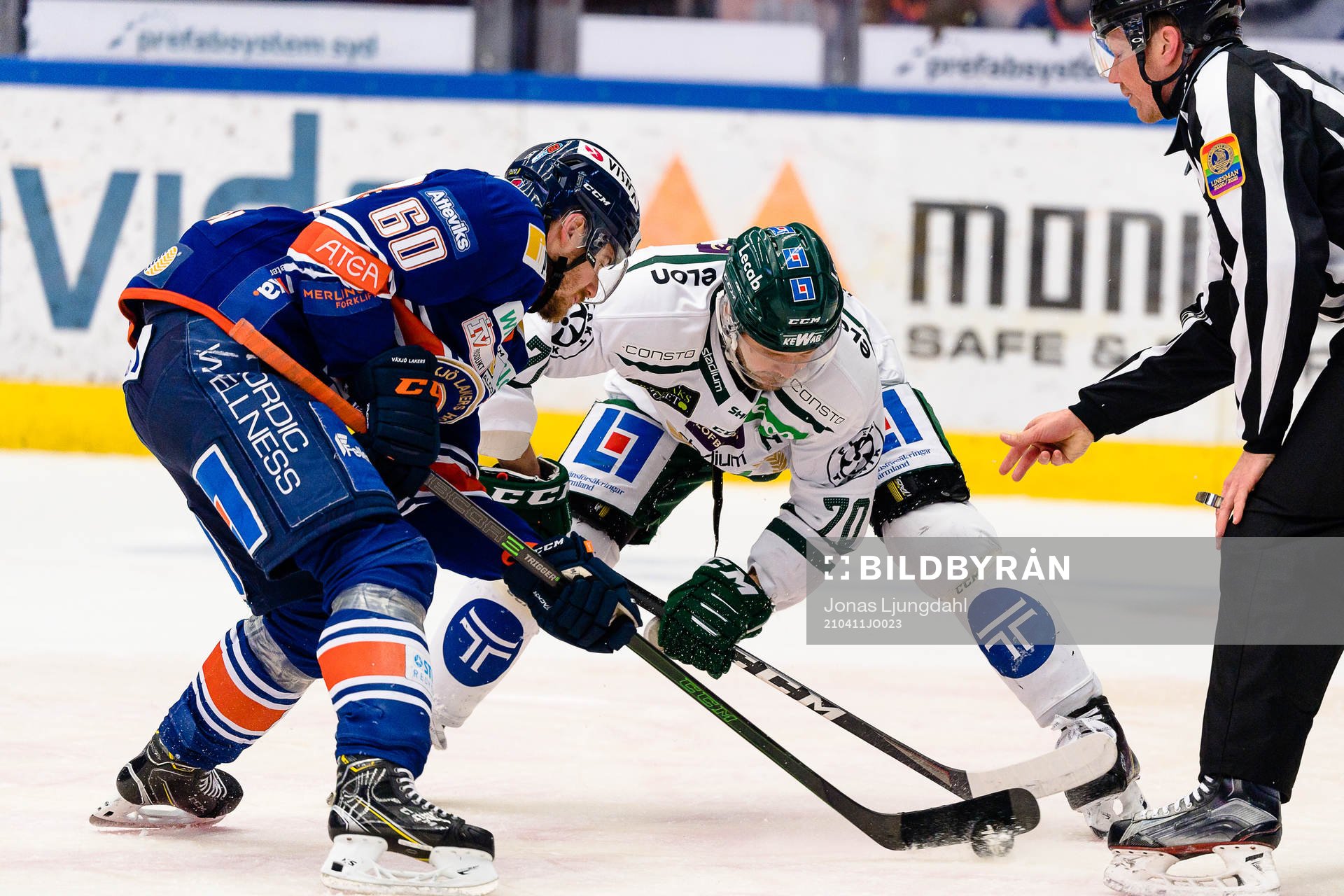 Växjös Erik Josefsson och Färjestads Jacob Nilsson