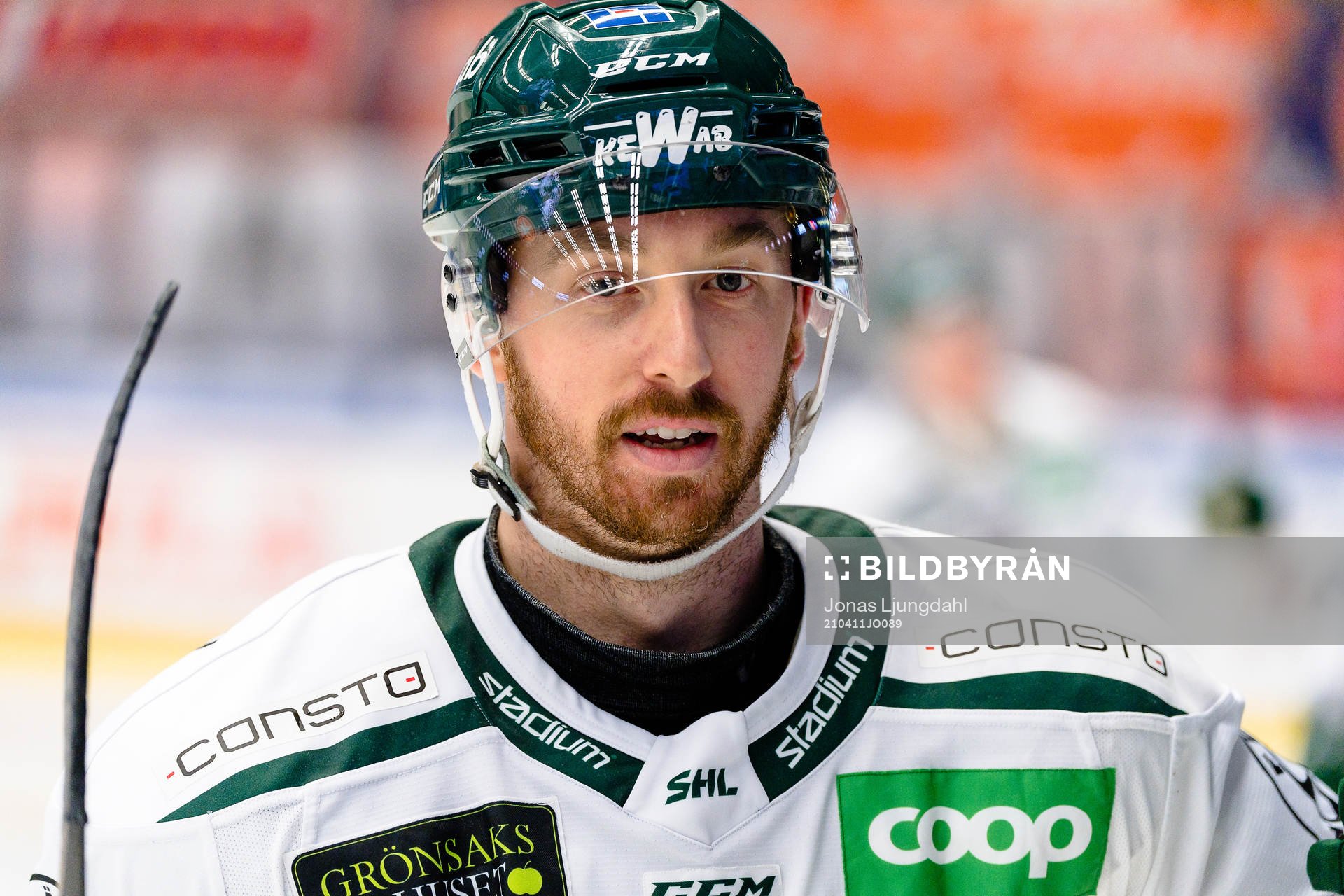 Färjestads Jonathon Blum jublar