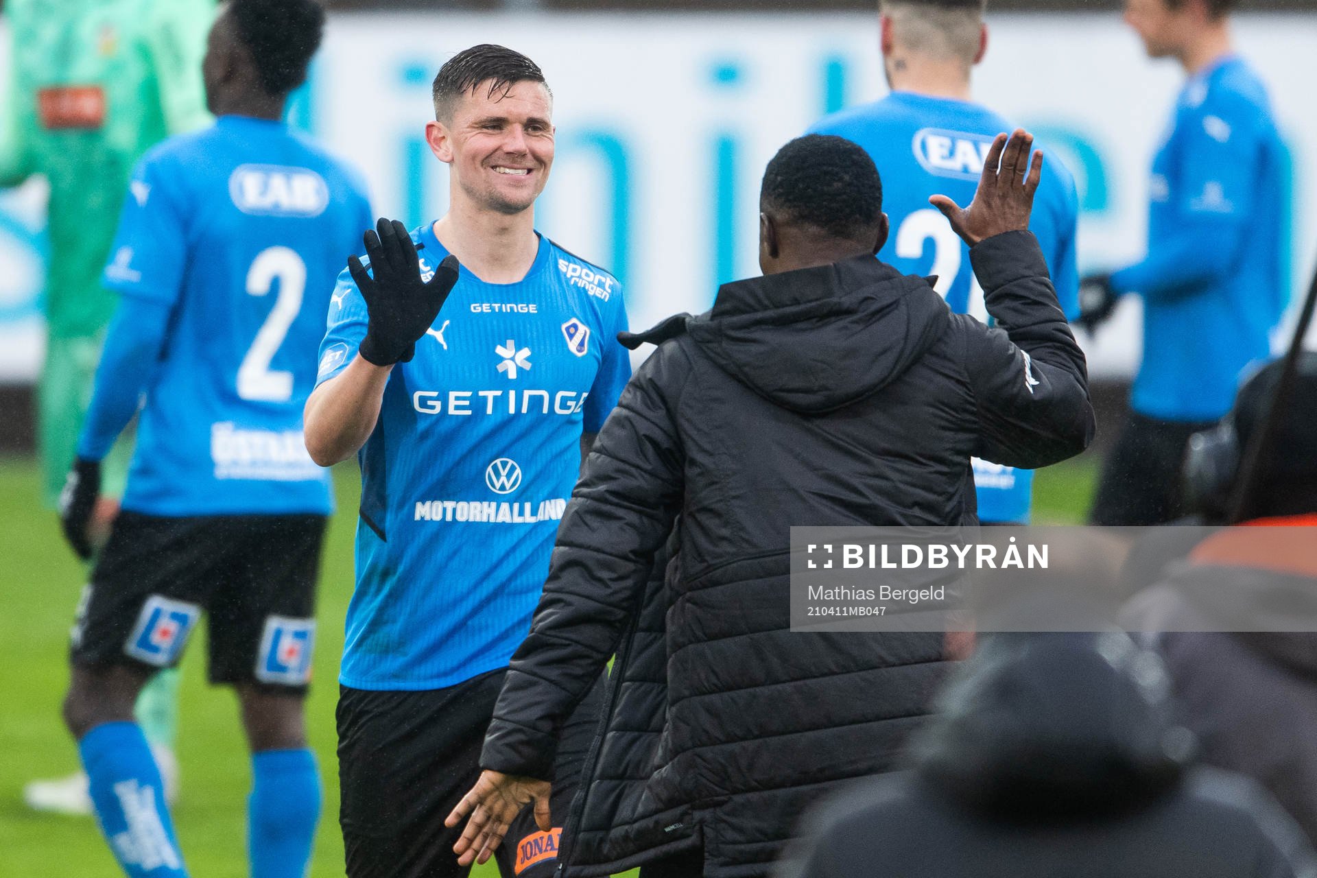 Halmstads Markus Antonsson jublar