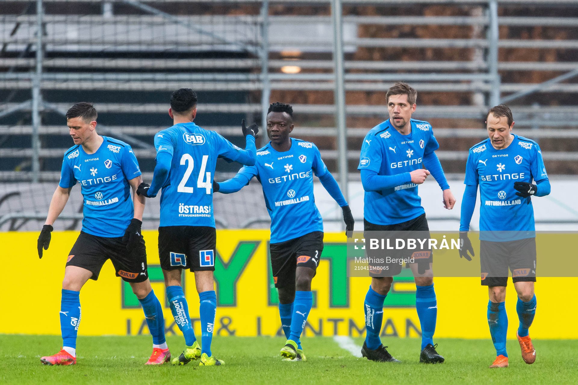 Halmstads Markus Antonsson, Amir Al-Ammari, Thomas Boakye,