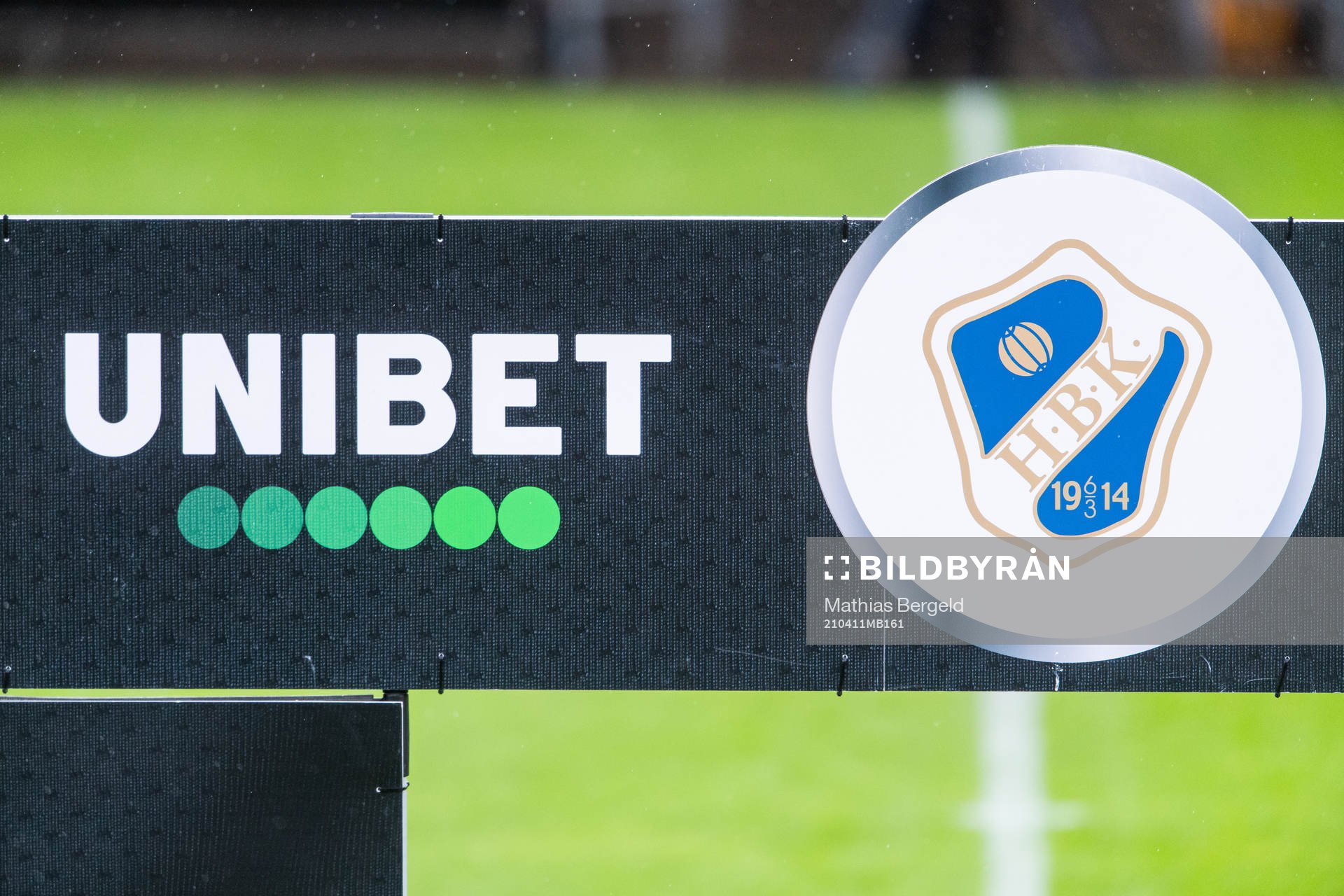 Unibet och Halmstads logotyper