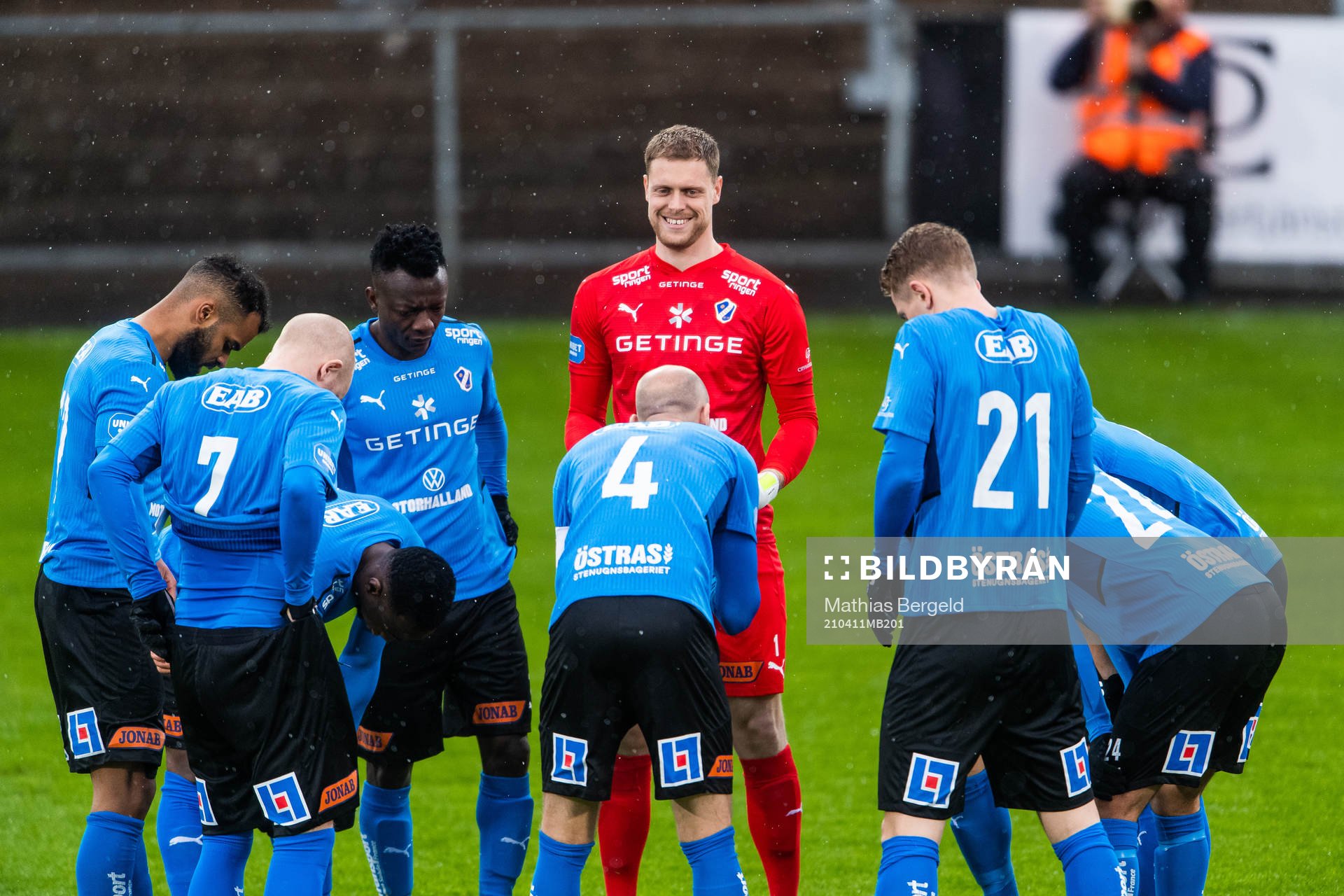 Halmstads spelare samlas