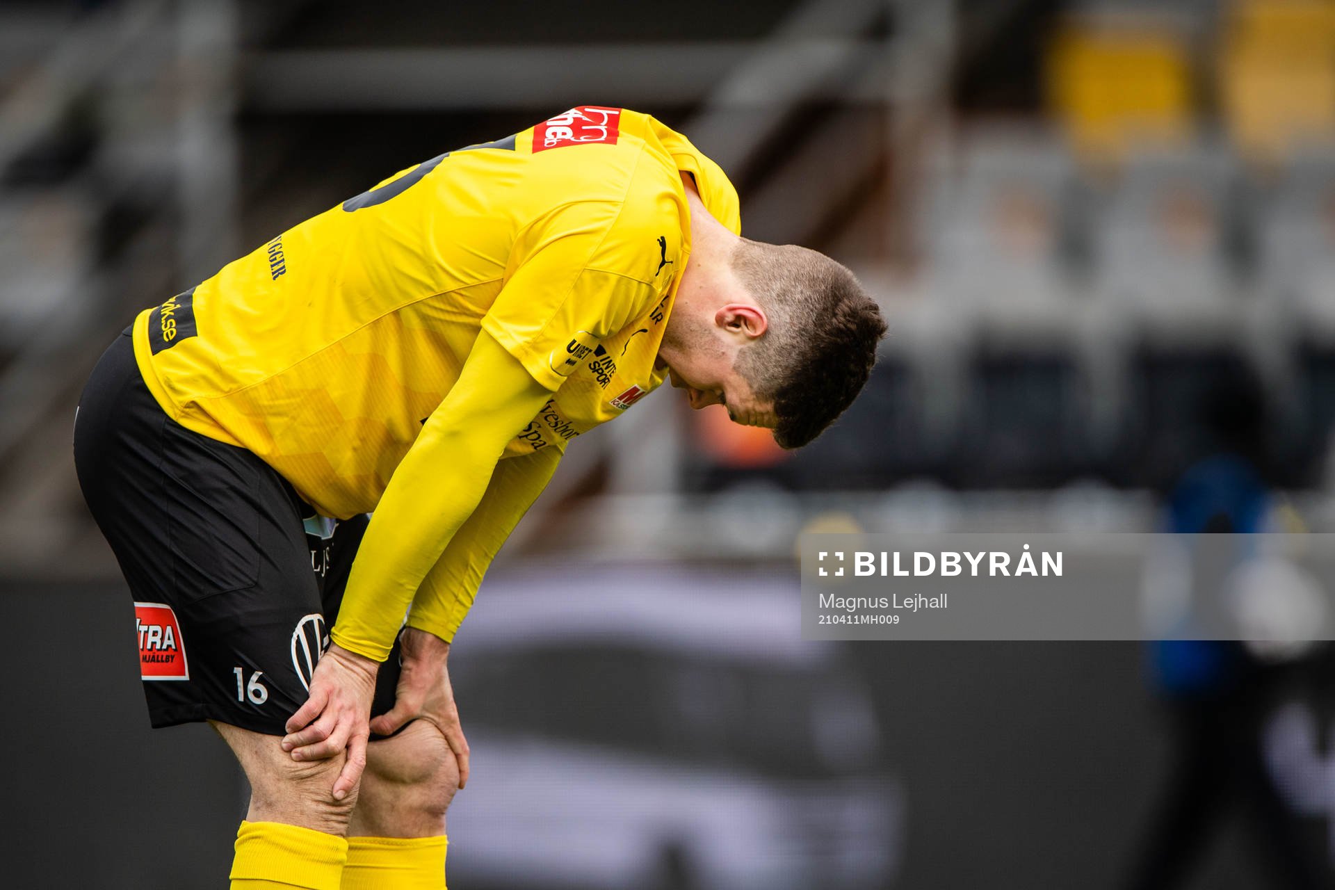 Mjällbys Jacob Bergström deppar