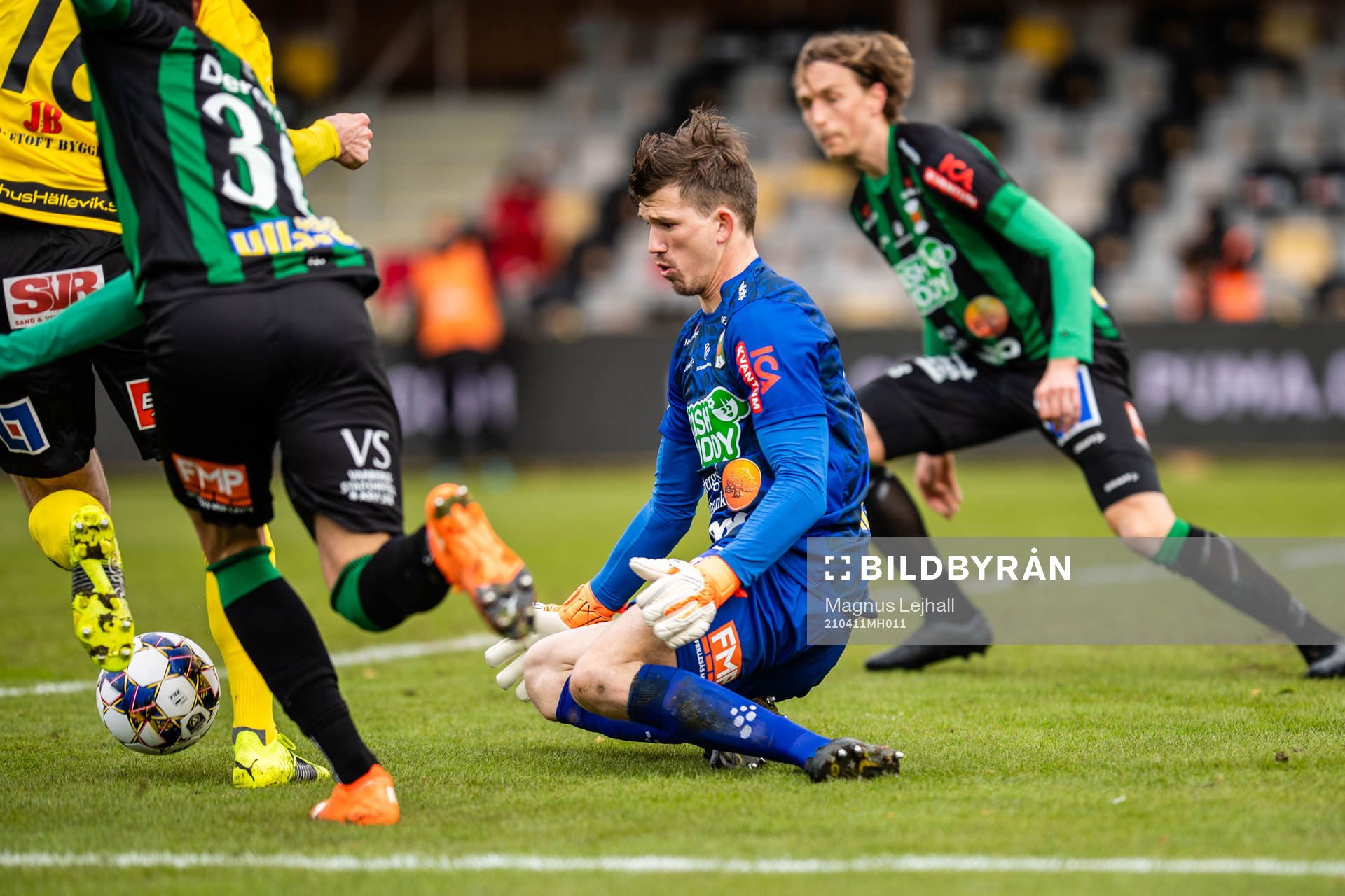 Varbergs målvakt August Strömberg