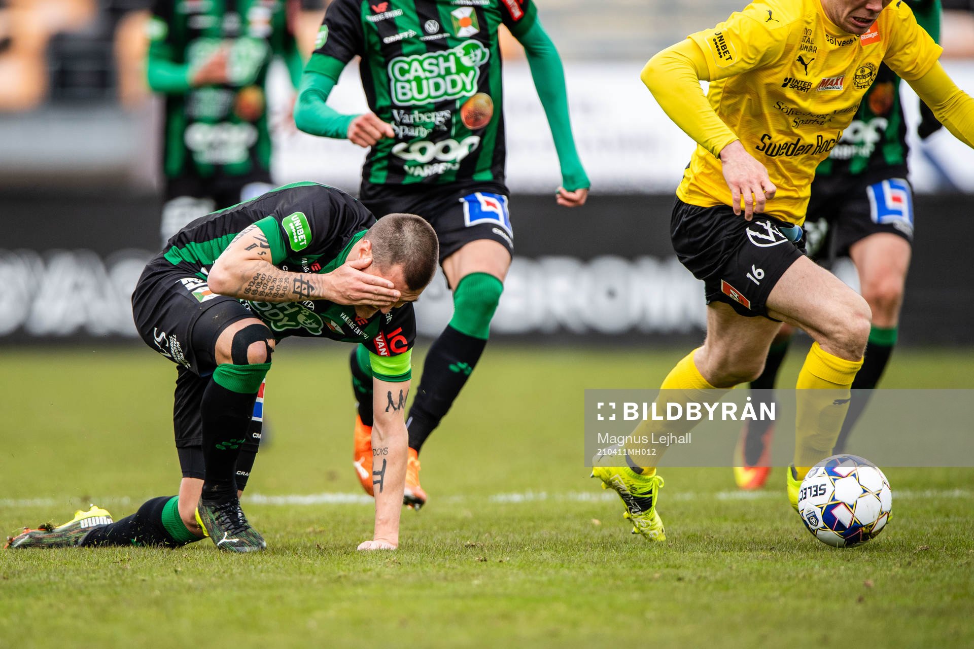 Varbergs Albert Ejupi har ont