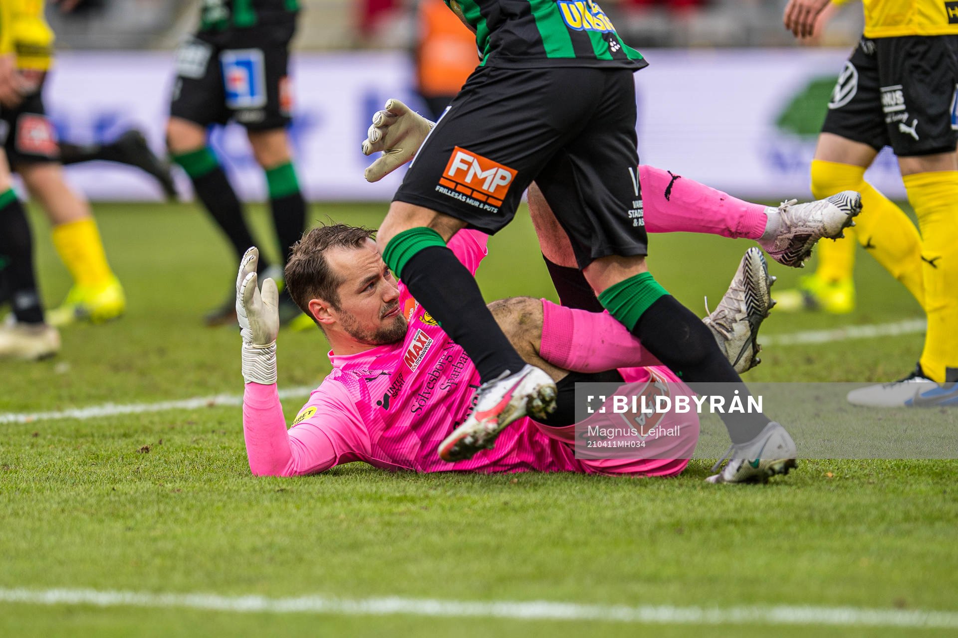 Mjällbys målvakt Carl-Johan Eriksson