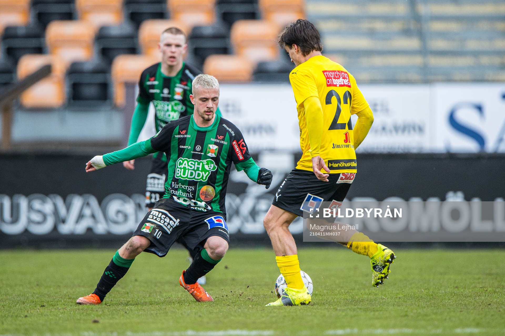 Varbergs Albin Mörfelt    och Mjällbys Jesper Gustavsson